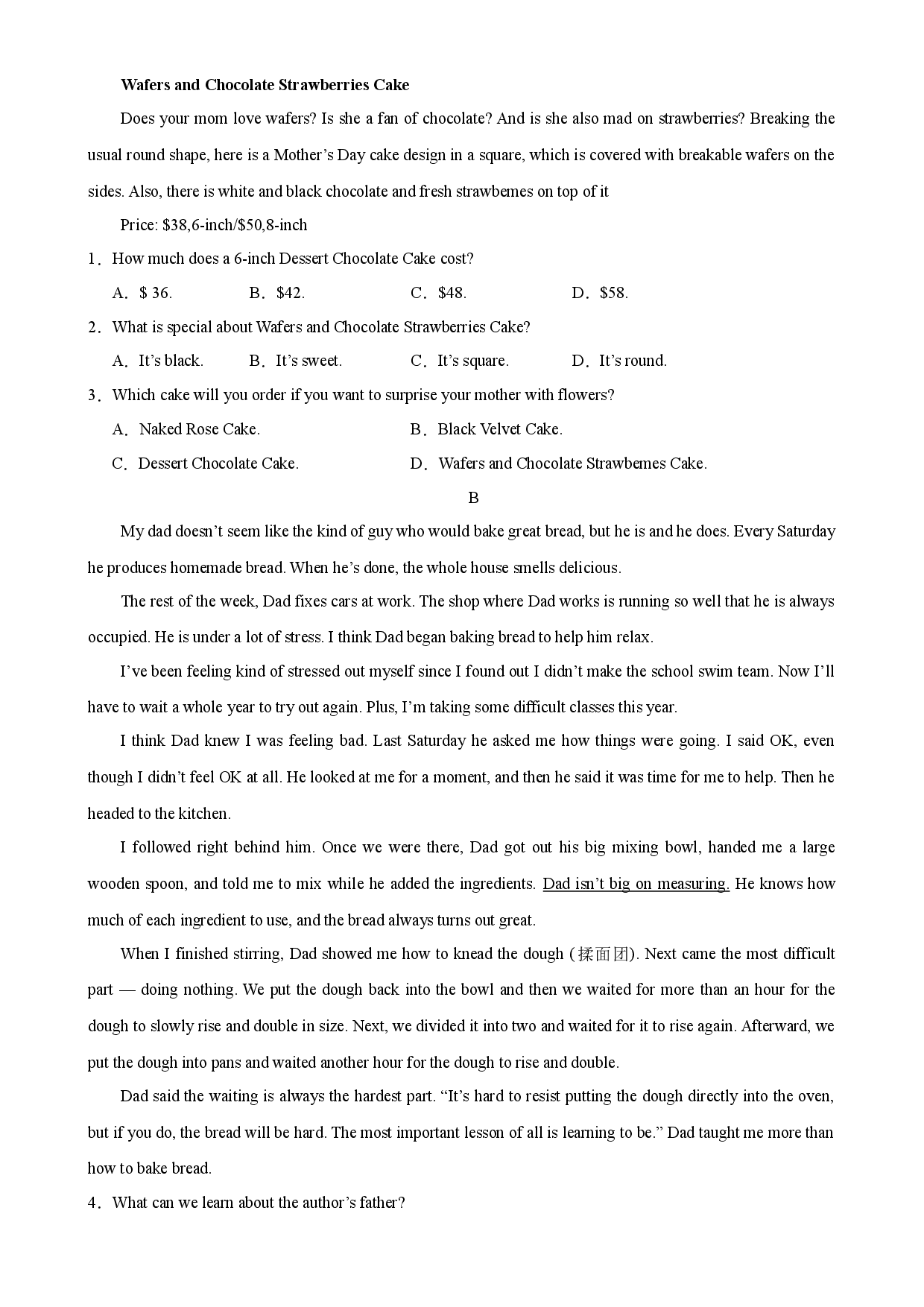 Unit 3 单元测试（A卷&middot;夯实基础）-2023-2024学年高一英语必修第一册单元重难点易错题精练（外研版2019）.docx 第2页