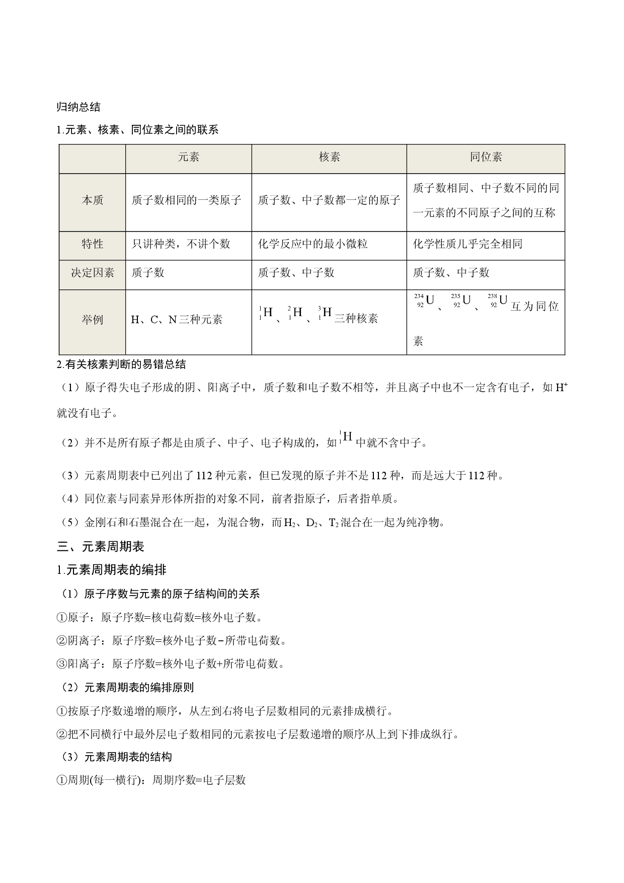 专题08 物质结构 元素周期律（知识串讲）-2021-2022学年高一化学上学期期末考点大串讲（人教版2019）.docx 第2页