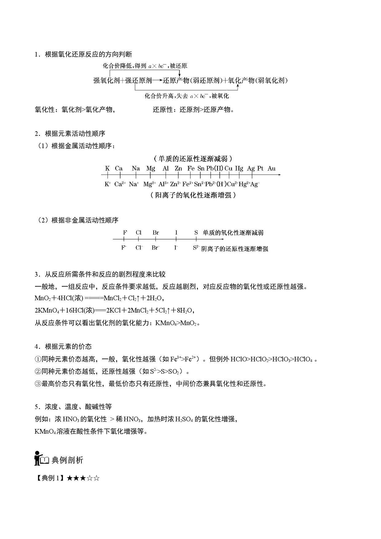 专题06 氧化还原反应的应用-【题高分】2022-2023学年高一化学同步教学专题讲义（人教版2019必修第一册）.docx 第2页
