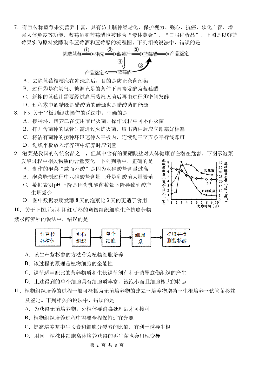 湖北省沙市中学2022-2023学年高二下学期5月月考生物.docx 第2页