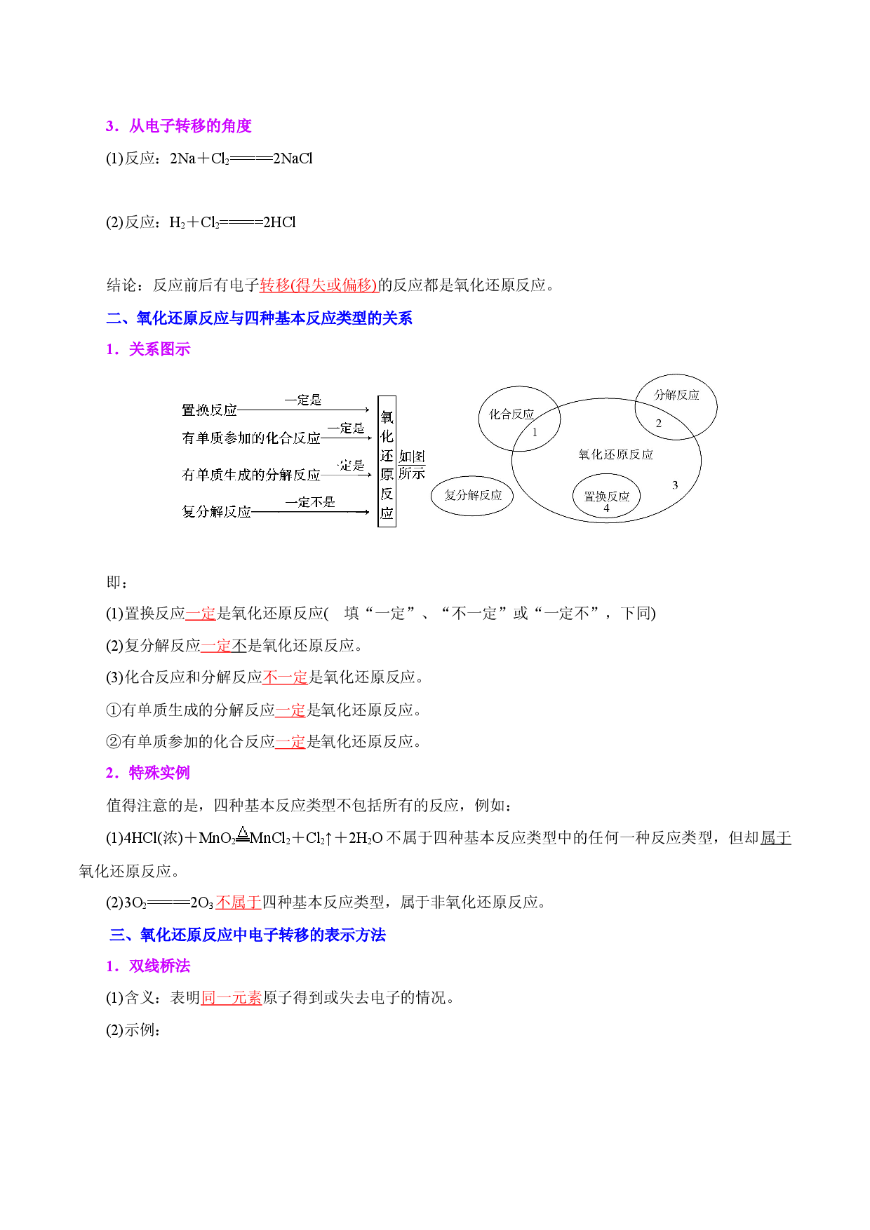 课时07  氧化还原反应（精讲）-2022-2023学年高一化学同步课时核心考点讲与练（人教2019必修第一册）.docx 第2页
