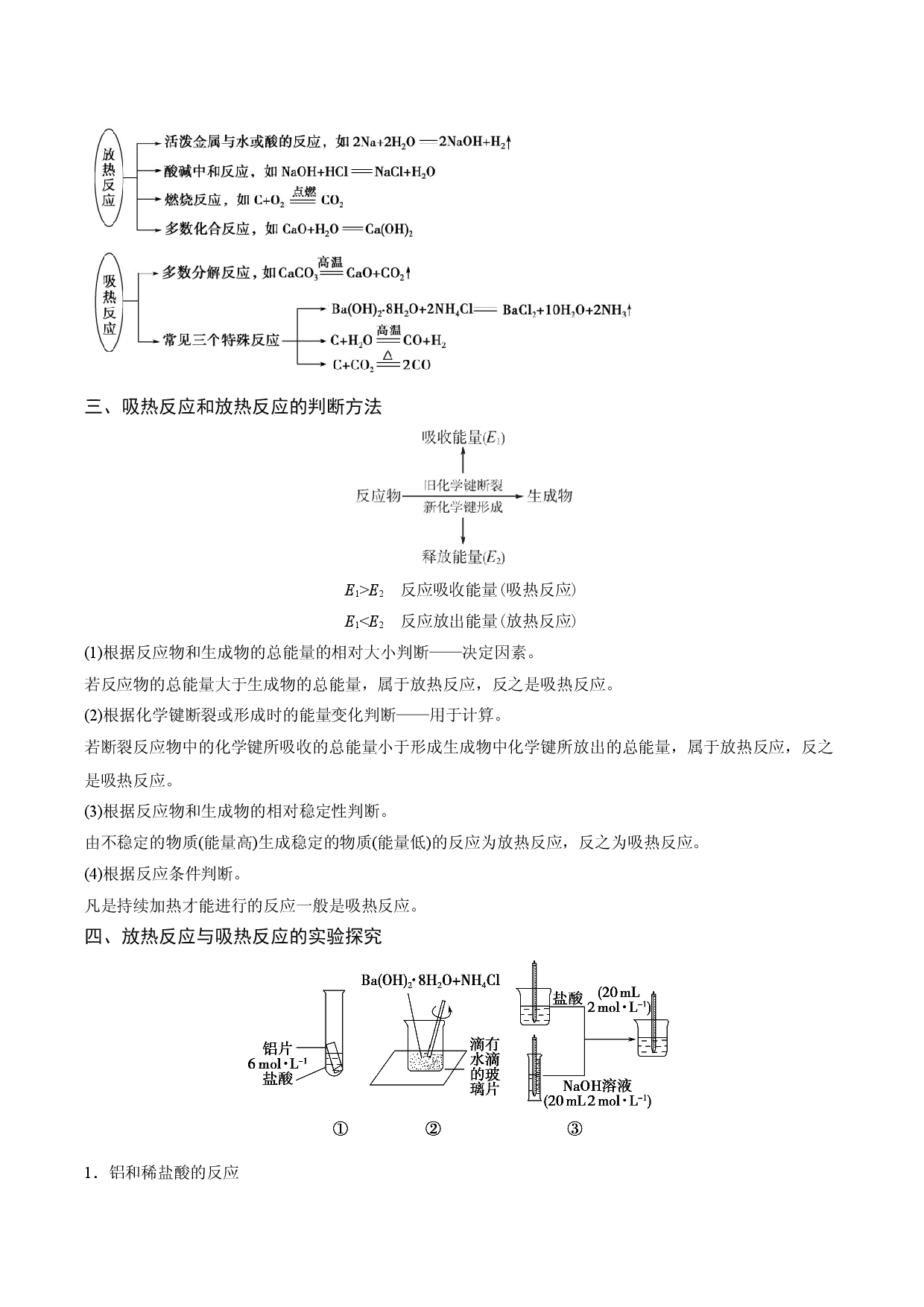 考点09 吸热反应与放热反应的判断（要点总结）-2019-2020学年高一化学期末复习高频考点通关（人教版2019必修第二册）.doc 第2页
