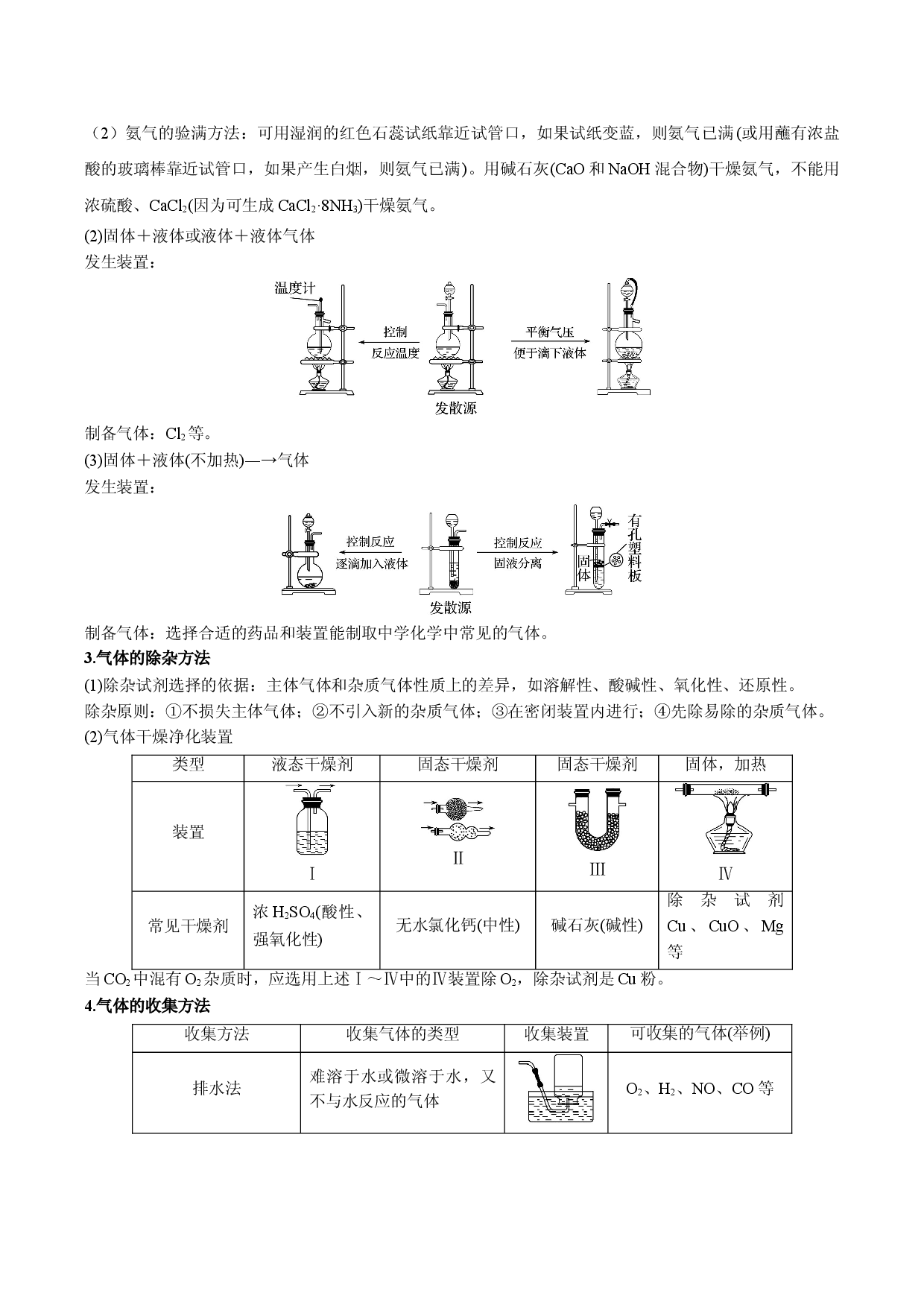 考点08 气体的实验室制取（要点总结）-2019-2020学年高一化学期末复习高频考点通关（人教版2019必修第二册）.doc 第2页