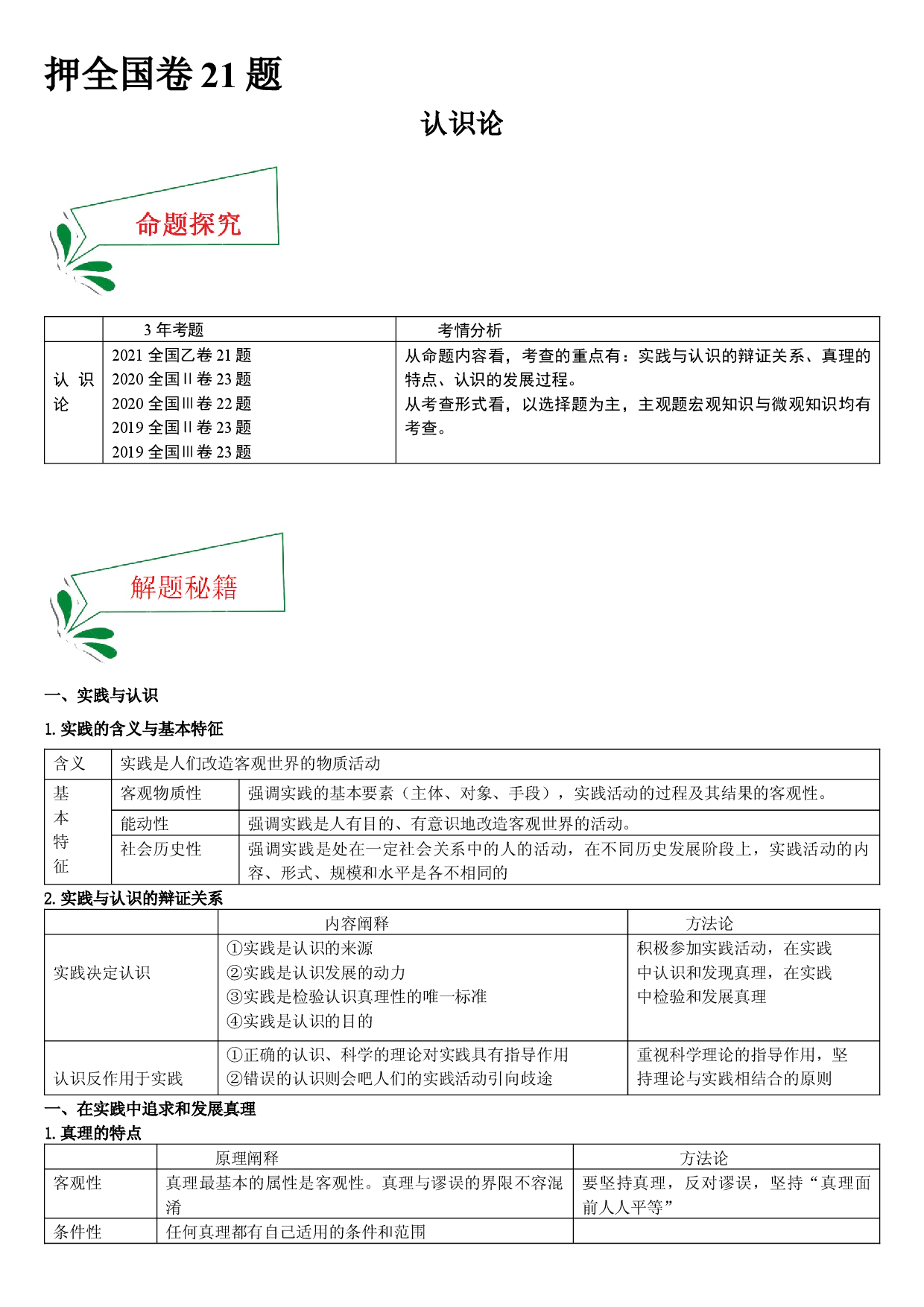 押全国卷21题-备战2022年高考政治临考题号押题（全国卷）.docx 第1页