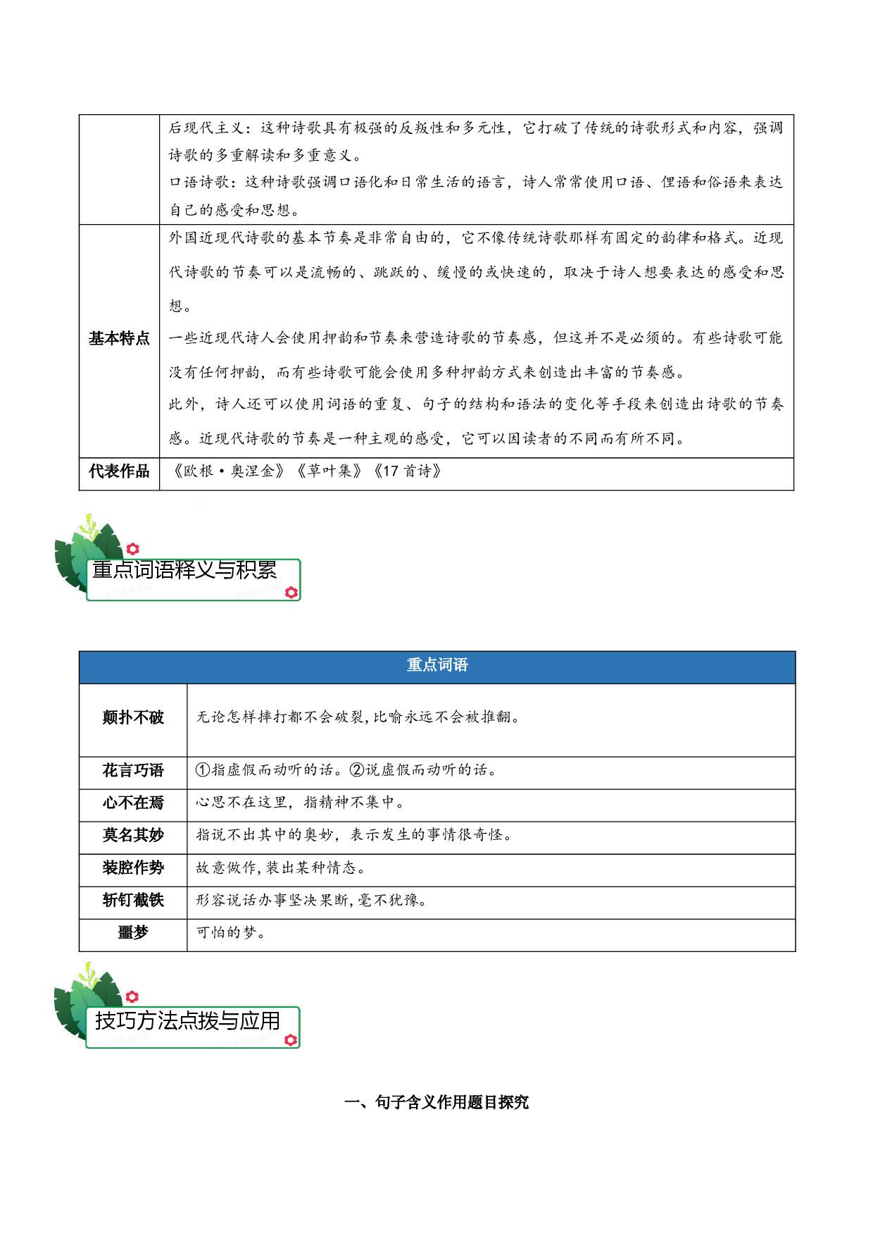 第四单元-2023-2024学年高二语文单元hz102（统编版选择性必修中册）.docx 第2页