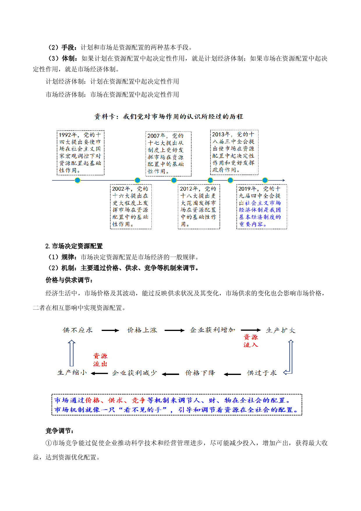 2.1使市场在资源配置中起决定作用（教材解读）-【省心备课】2022-2023学年高一政治高效课堂精品课件＋教材解读＋课堂随练（统编版必修2）.docx 第2页