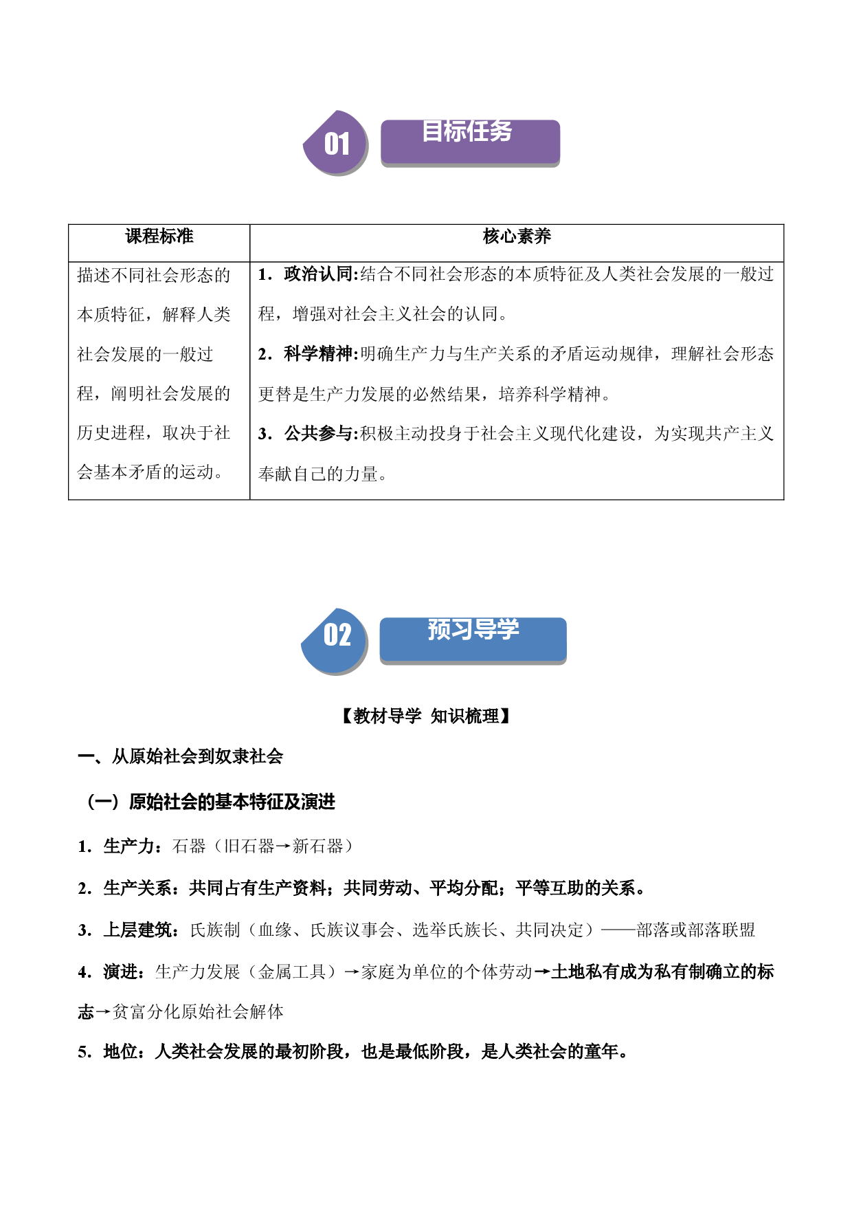 1.1 原始社会的解体和阶级社会的演进【含6大模块】-2023-2024学年高一政治同步学与练（统编版必修1）.docx 第2页