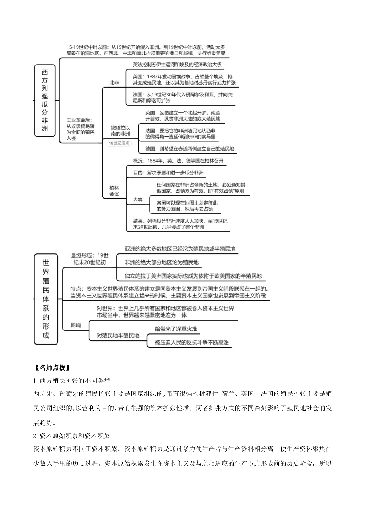 第08讲 世界殖民体系与亚非拉民族独立运动-2022年新高考历史一轮复习思维导图+真题演练（中外历史纲要下）.doc 第2页