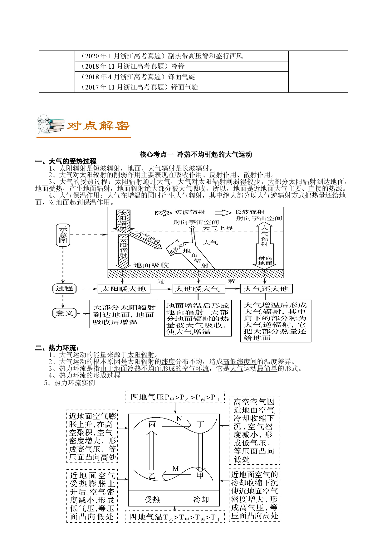 解密02 地球上的大气（讲义）-【高频考点解密】2022年高考地理二轮复习讲义+分层训练（浙江专用）.doc 第2页