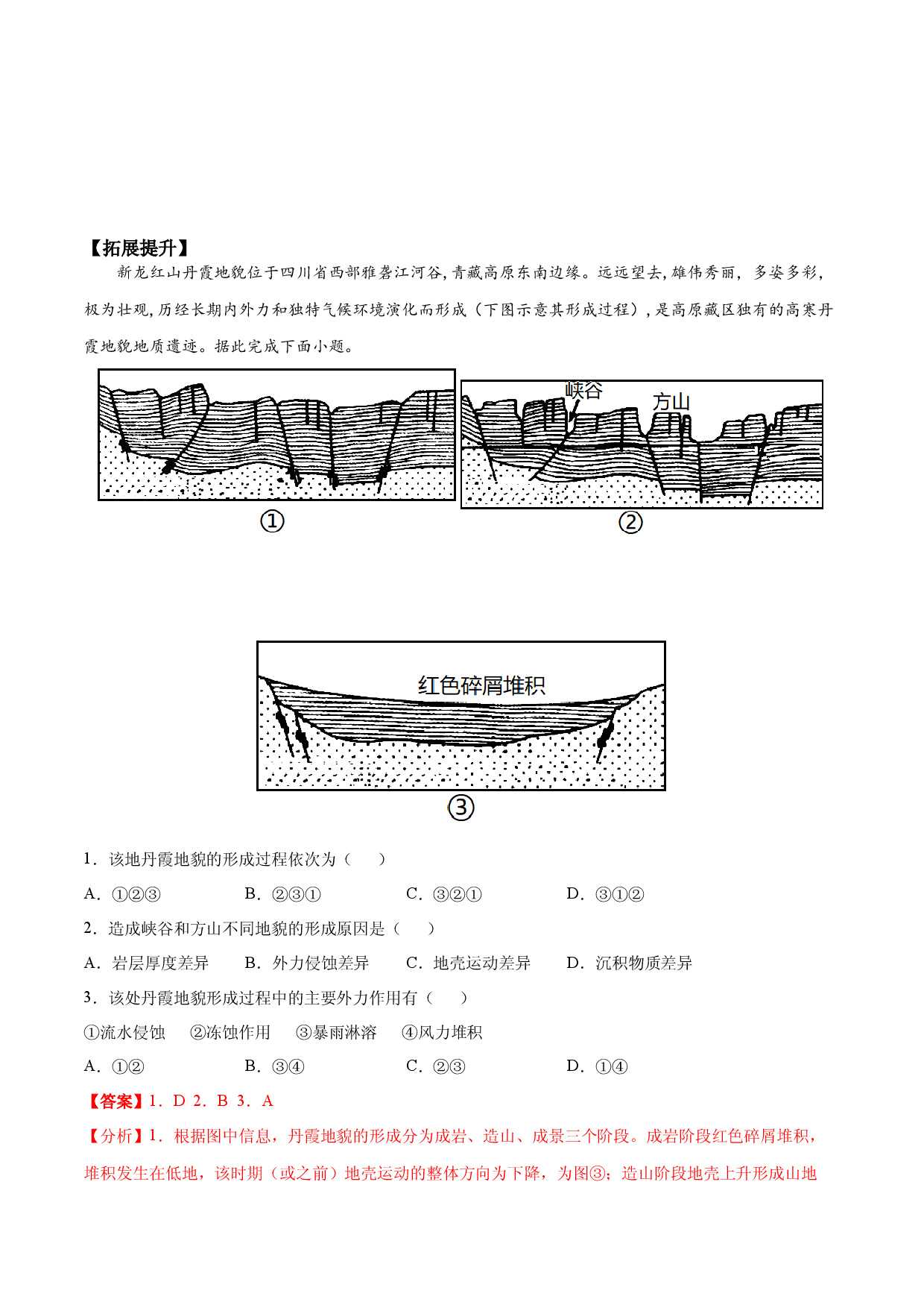 地理热点279 峡谷地貌-备战2022年高考地理全二轮复习高频考点狙击与专项突破.docx 第2页