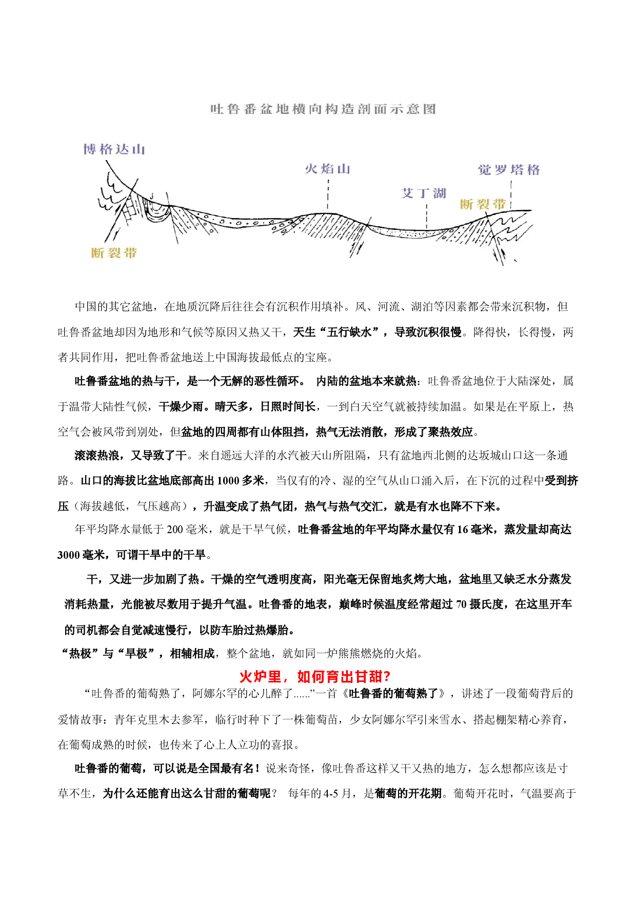地理热点266 吐鲁番盆地-备战2022年高考地理全二轮复习高频考点狙击与专项突破.docx 第2页