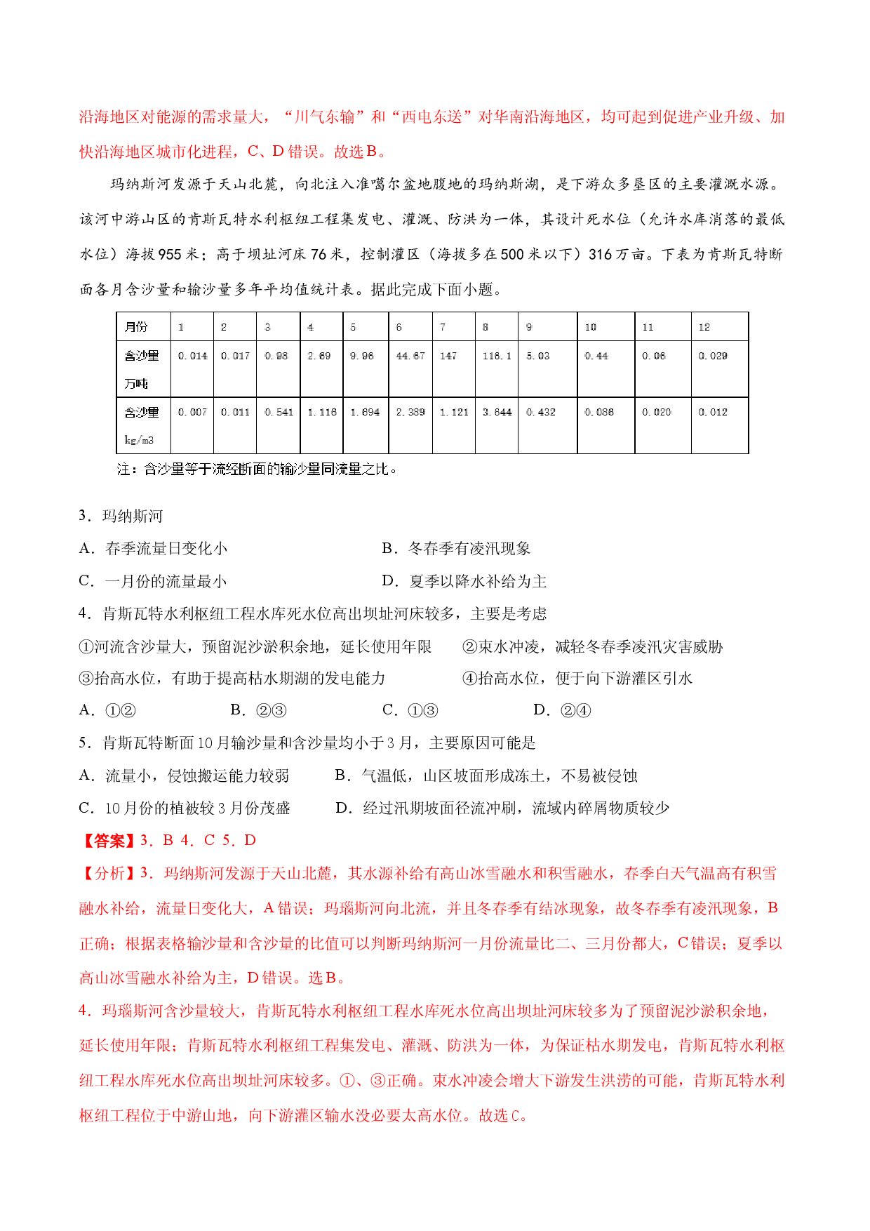 地理热点227 水库坝址的区位选择-备战2022年高考地理全二轮复习高频考点狙击与专项突破.docx 第2页
