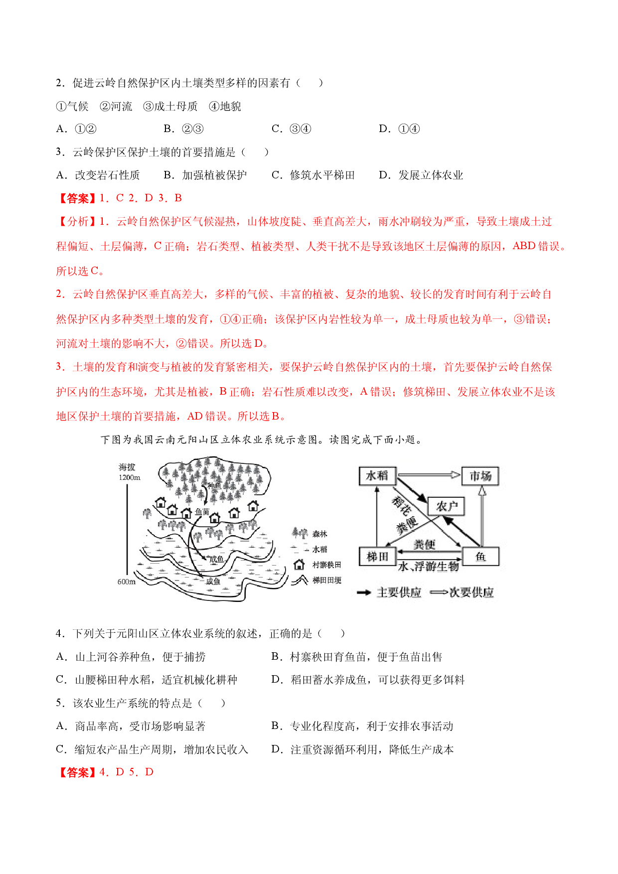 地理热点170 立体农业-备战2022年高考地理全二轮复习高频考点狙击与专项突破.docx 第2页