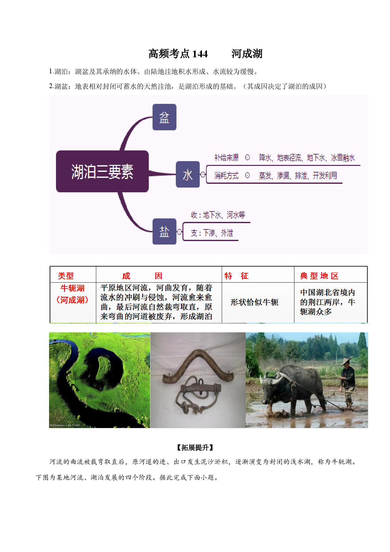 地理热点89 河成湖-备战2022年高考地理全二轮复习高频考点狙击与专项突破.docx 第1页