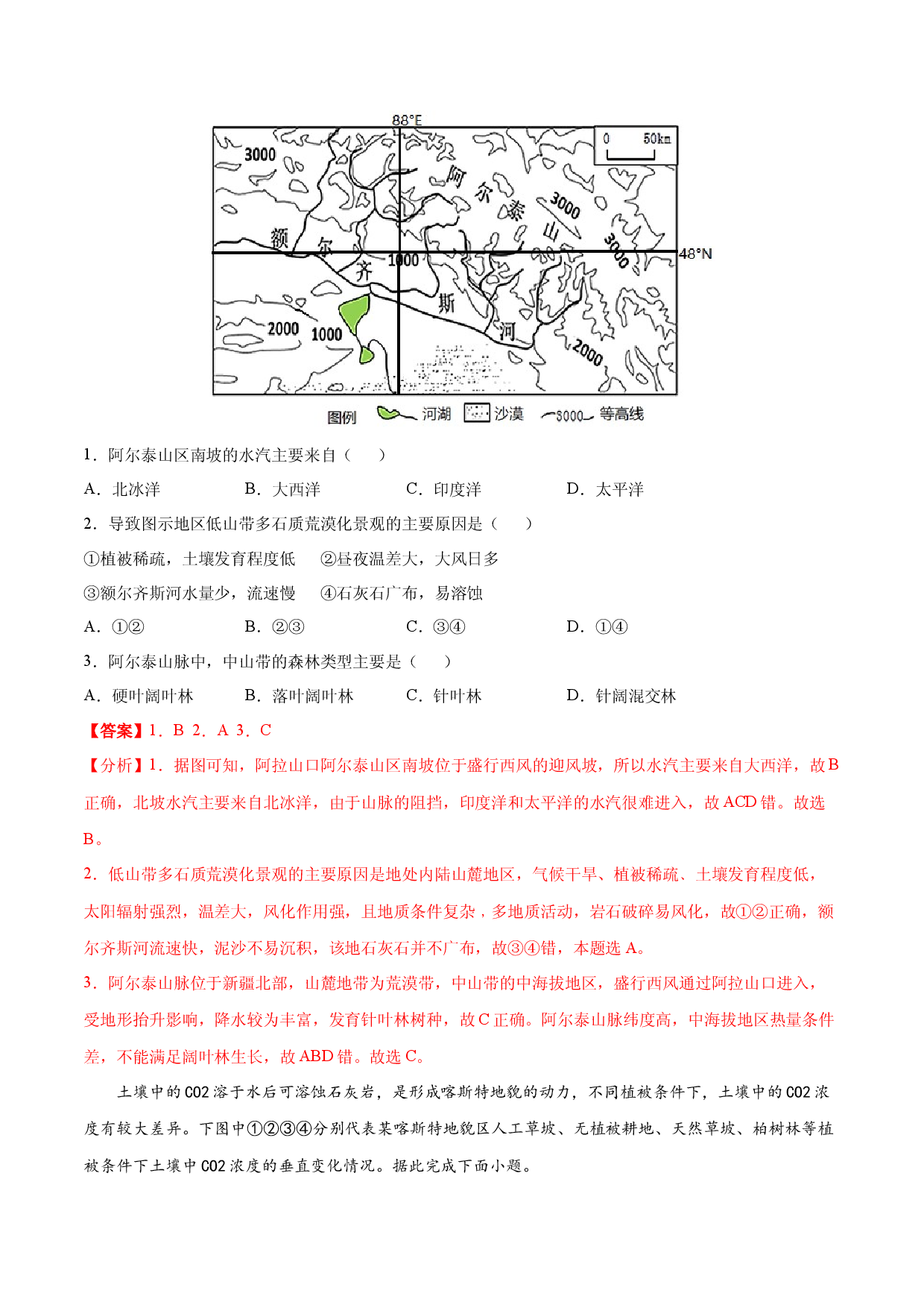 地理热点66 石质荒漠化-备战2022年高考地理全二轮复习高频考点狙击与专项突破.docx 第2页