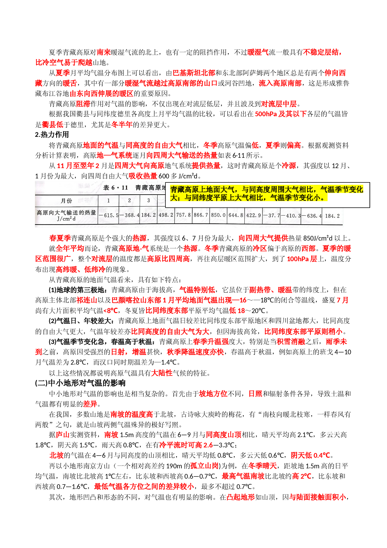 14地形和下垫面对气候的影响～结合相关高考真题-【超前培优】备战2023年高考地理之探讨大学地理知识.docx 第2页