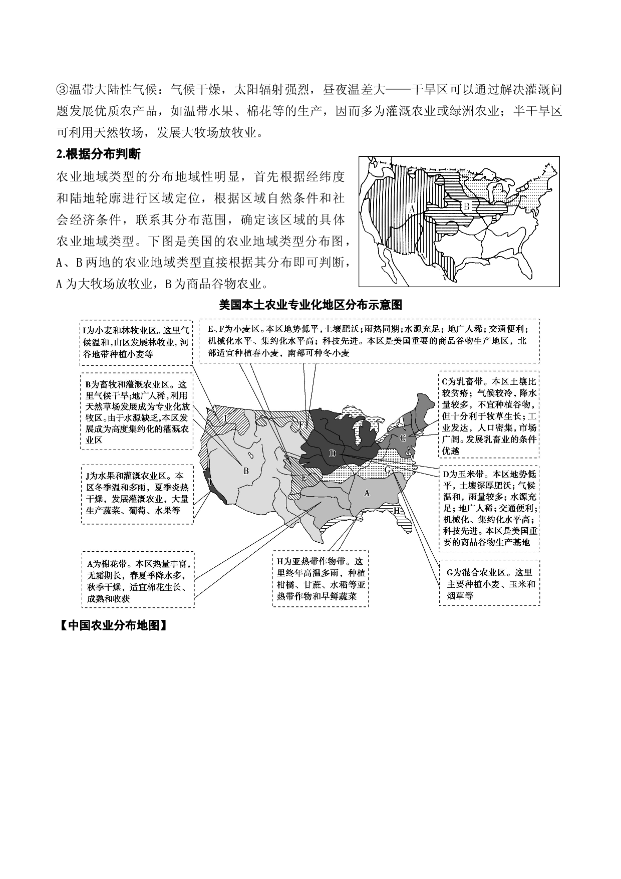 10.2 农业地域类型（讲义）-2022年高考地理一轮复习讲练测.docx 第2页