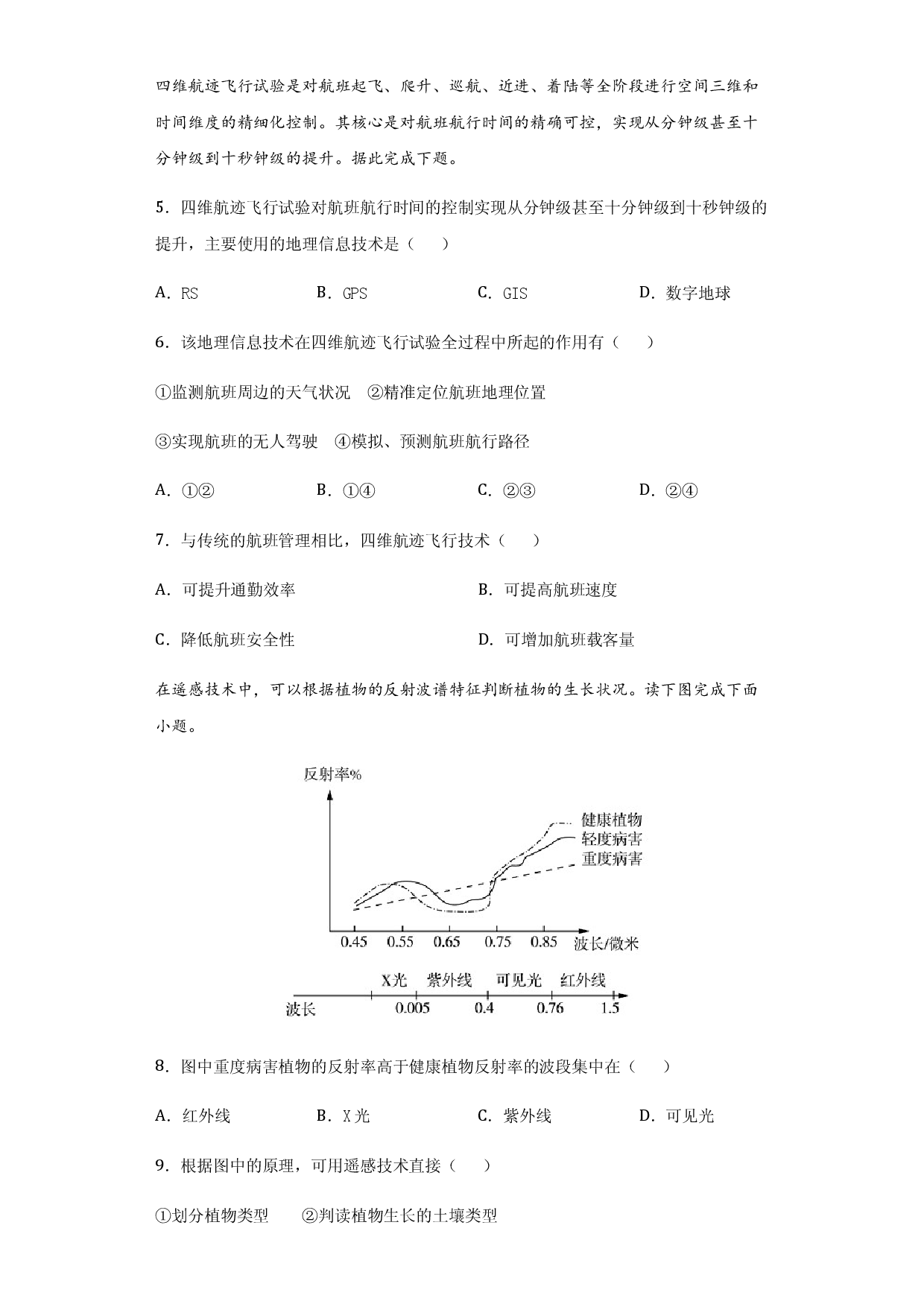 4.2地理信息技术的应用-2020-2021学年高一地理课时同步练（新教材中图版必修第一册）.docx 第2页