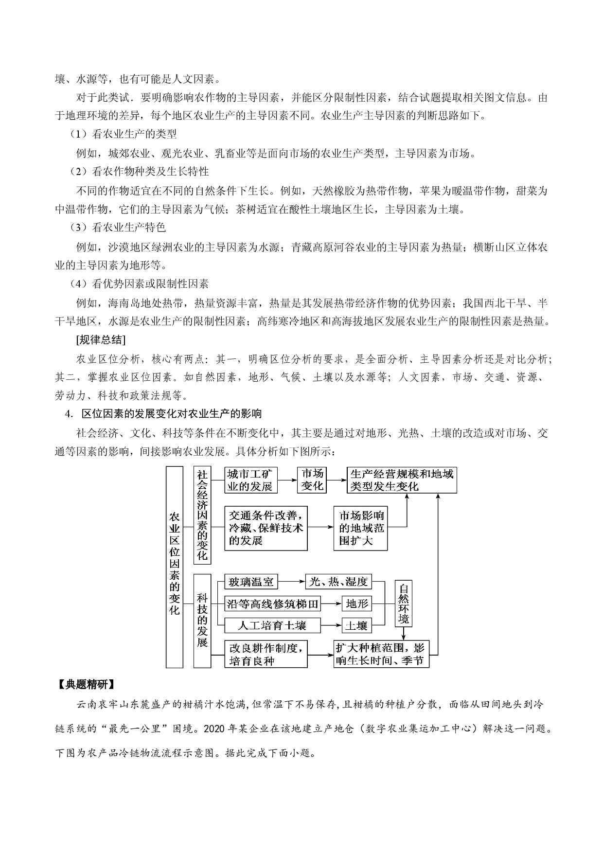 2.4.2 农业区位因素及其变化（讲练）-【高考君】备战2023年高考地理大一轮复习全考点精讲练（新高考专用）.docx 第2页