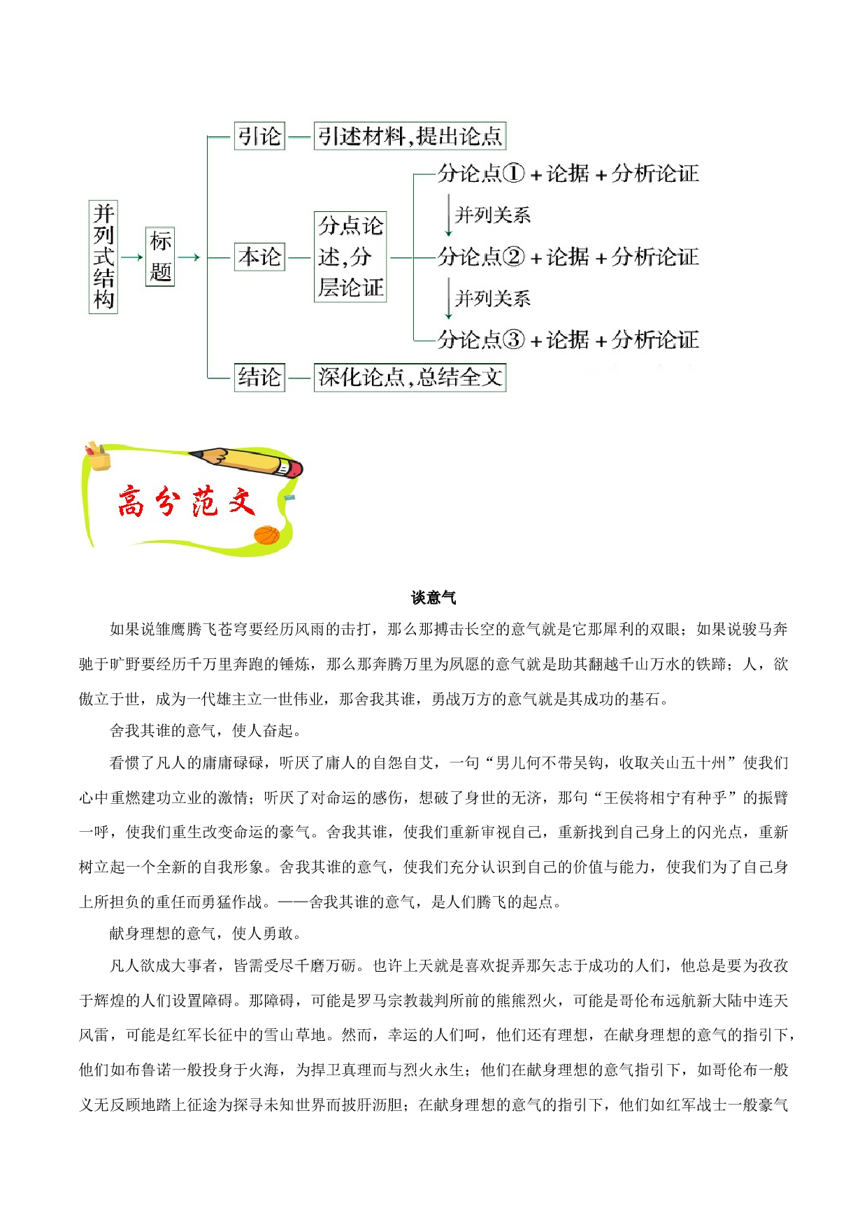 专题18 议论文并列式结构模板+高频素材积累-【同步作文课】2023-2024学年九年级语文上册单元写作深度指导（统编版）.docx 第2页