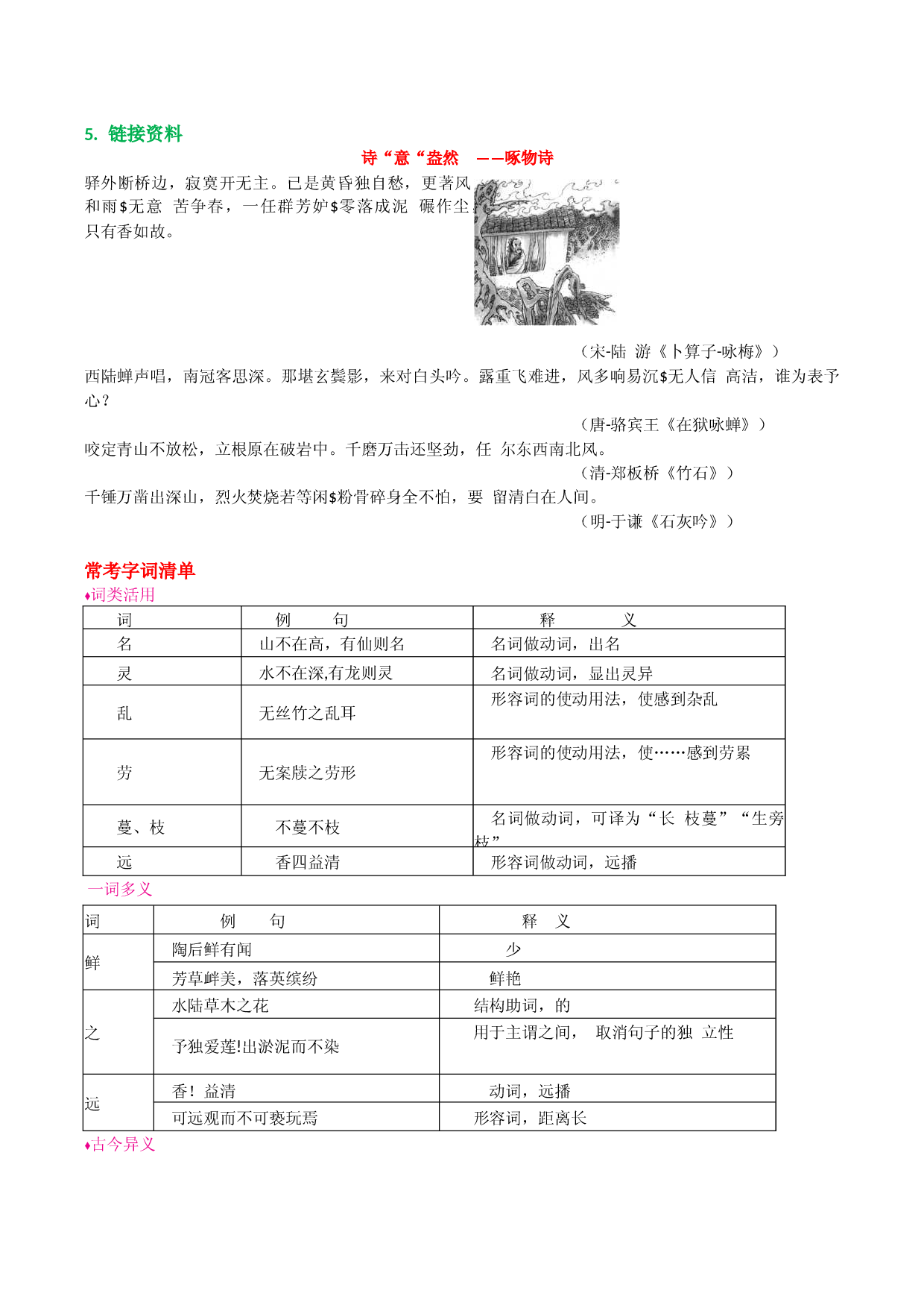 《短文两篇&mdash;&mdash;陋室铭爱莲说》-2022-2023学年七年级下册语文文言文备课参考（部编版）.docx 第2页