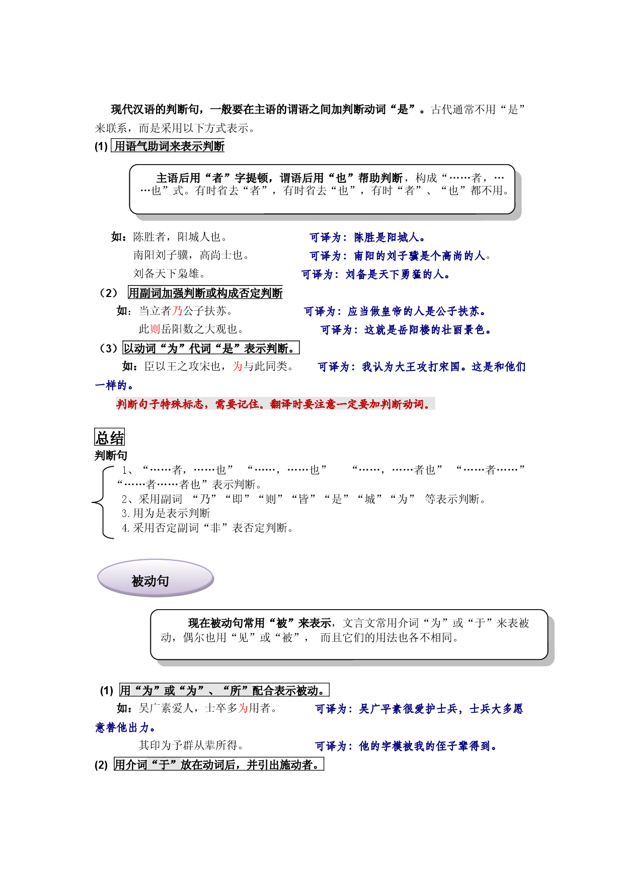 2021年中考语文热点专题文言文之特殊句式（知识点梳理+练习）.docx 第2页
