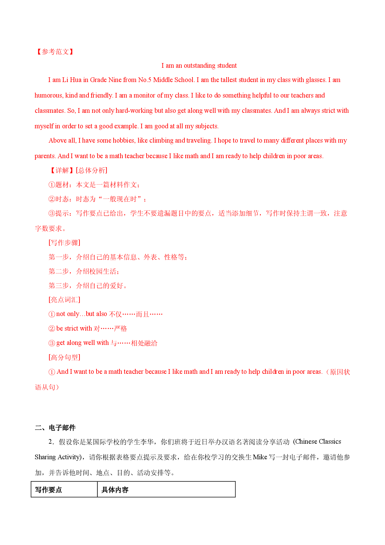 李华带你去中考  热点08 -备战2023年中考英语高分作文（江苏专用版）.docx 第2页