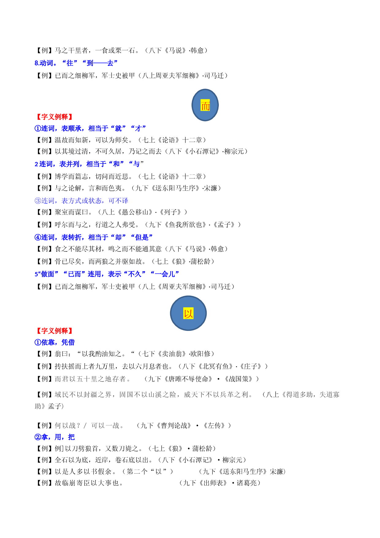 第十二编 虚词  之、而、以、其、于、乃、且、则、焉、者、何-初中语文文言文实词一本通.docx 第2页