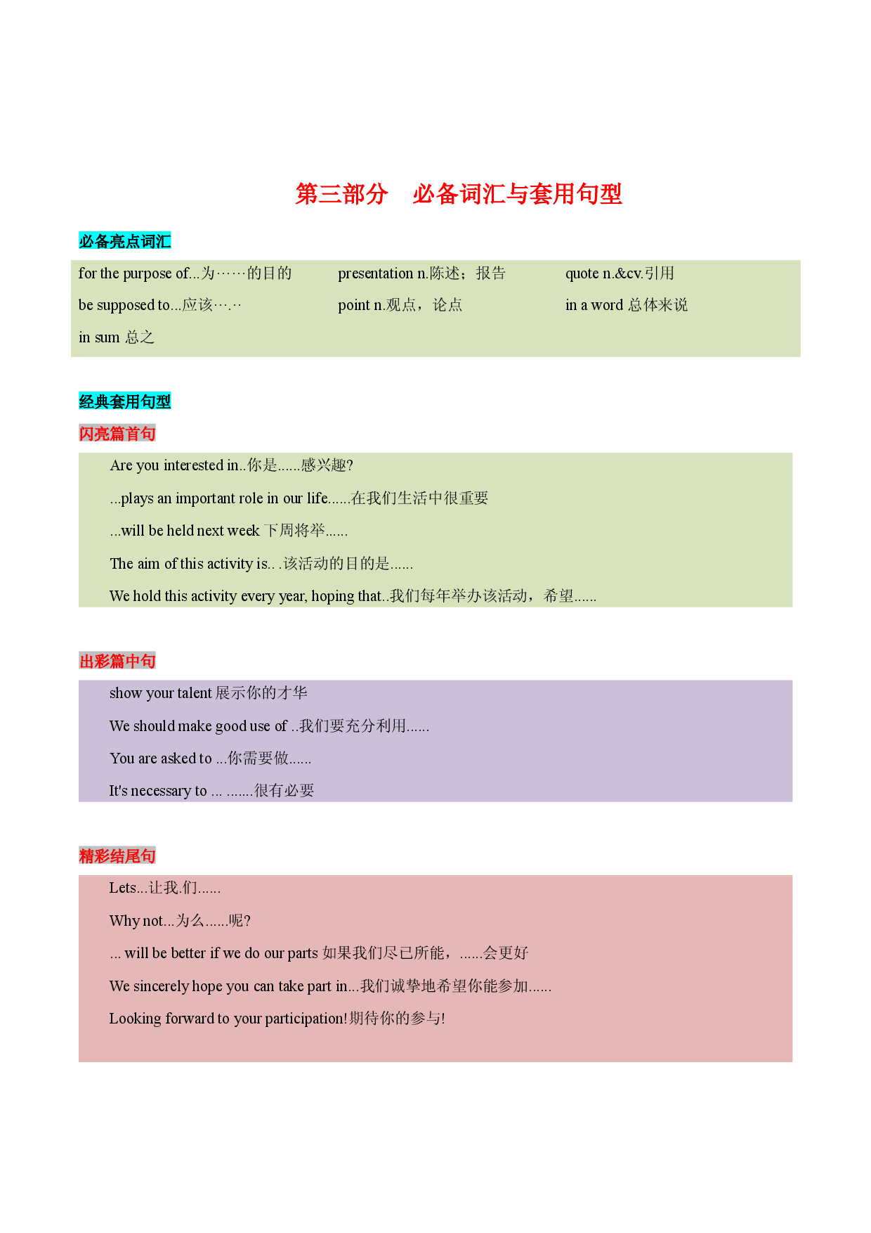 13 应用文之倡议书 -  研读中考作文真题总结黄金模板备战2023年中考英语高分作文（通用版）.docx 第2页