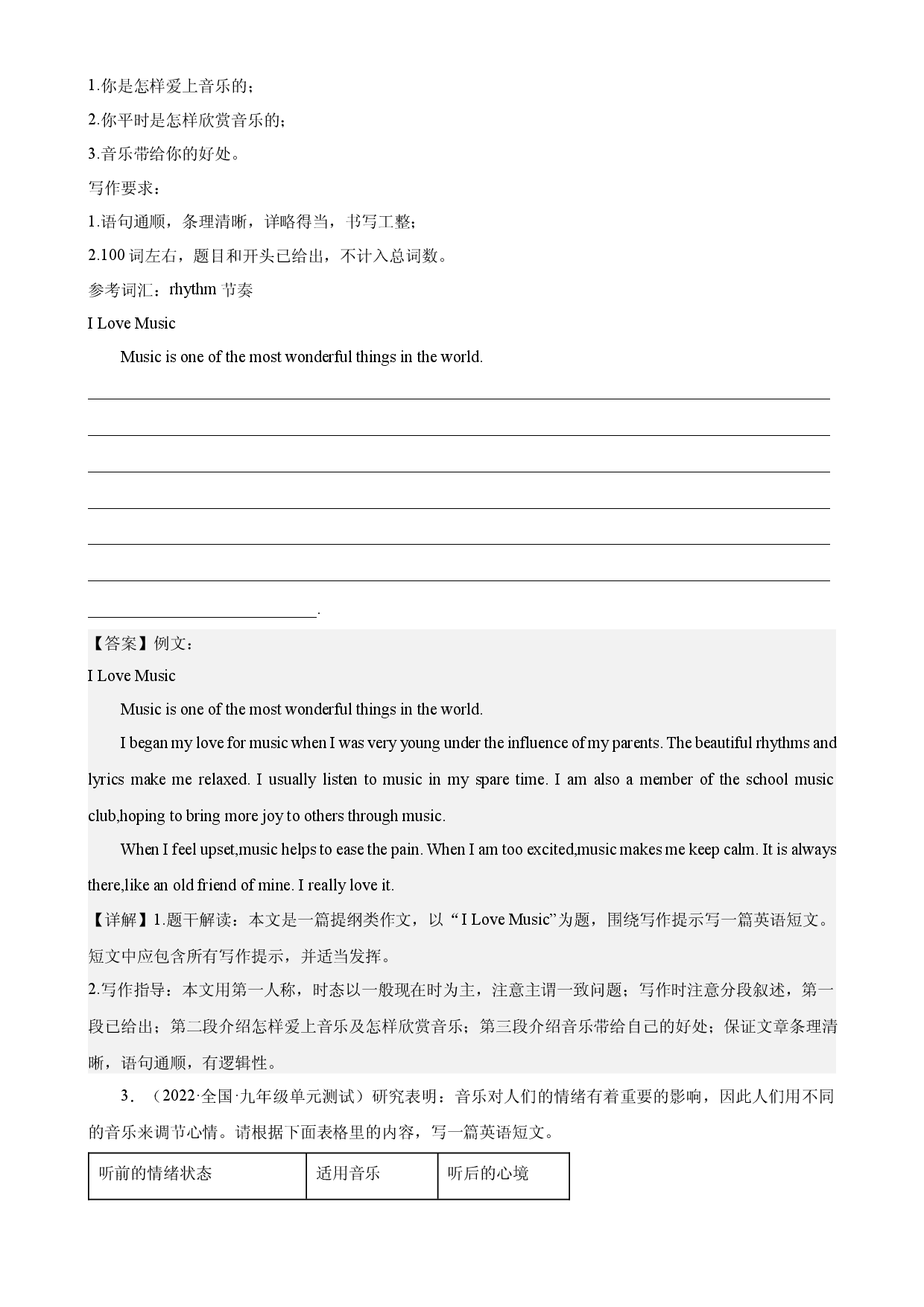 Unit 9 单元话题满分范文必背-2022-2023学年九年级英语全一册单元重难点易错题精练（人教版）.docx 第2页