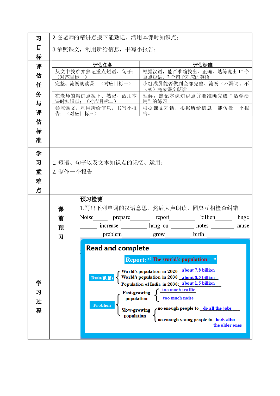 Module 9 Unit 1第二课时 学历案-2023-2024学年外研版八年级英语上册.docx 第2页