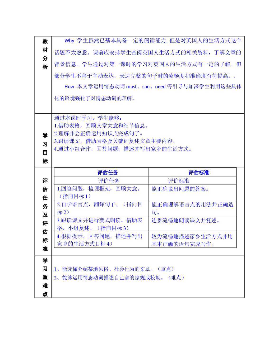 Module11 Way of life Unit2 in England ,you usually drink tea with milk.第二课时 学历案-2023-2024学年外研版八年级英语上册.docx 第2页