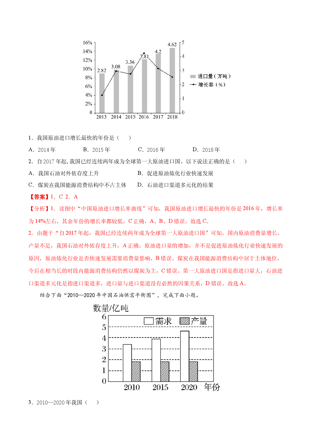 地理热点105 能源资源的利用与保护-备战2022年高考地理全二轮复习高频考点狙击与专项突破.docx 第2页