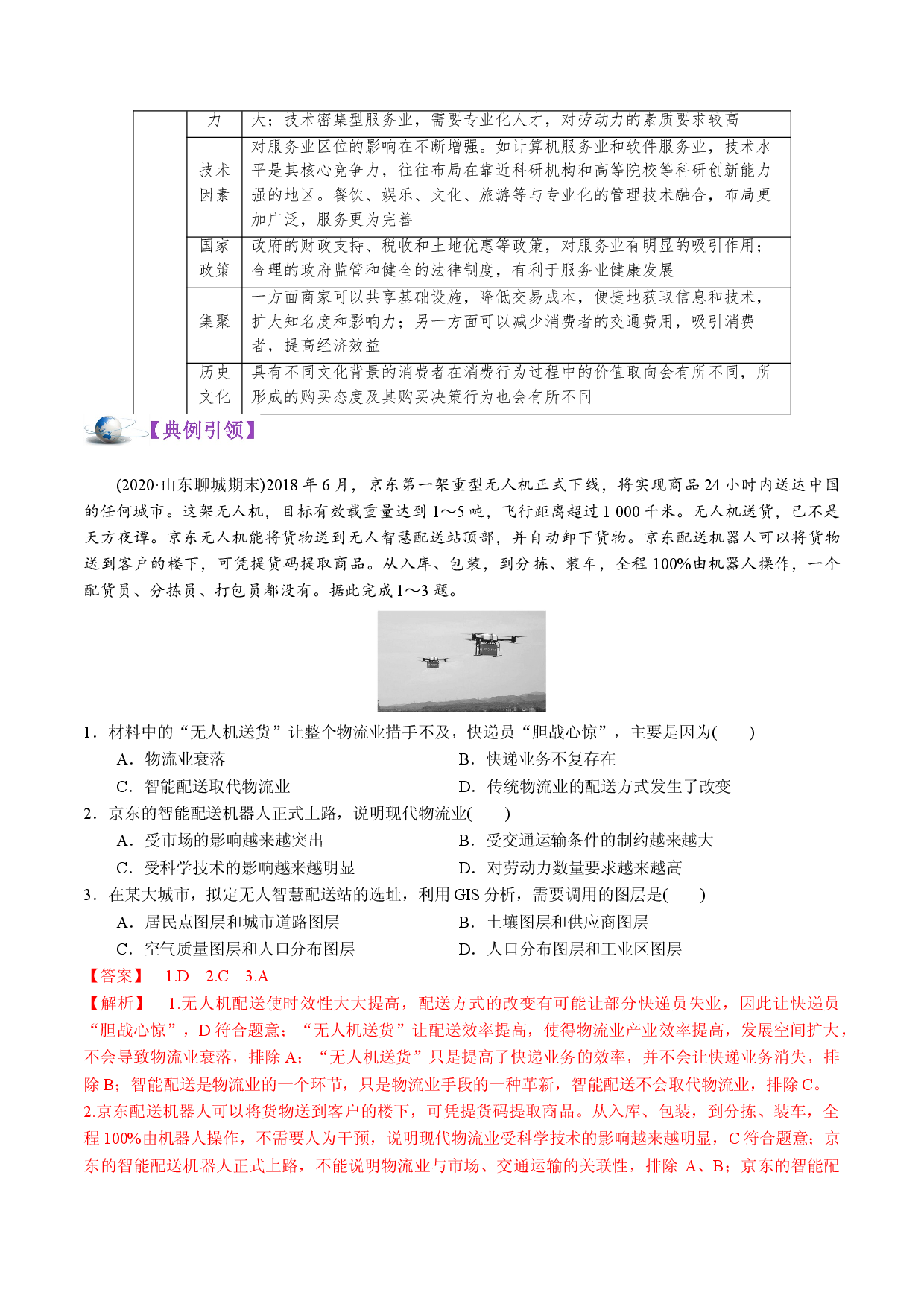 考点37 服务业区位因素-备战2022年高考地理一轮复习考点帮.doc 第2页