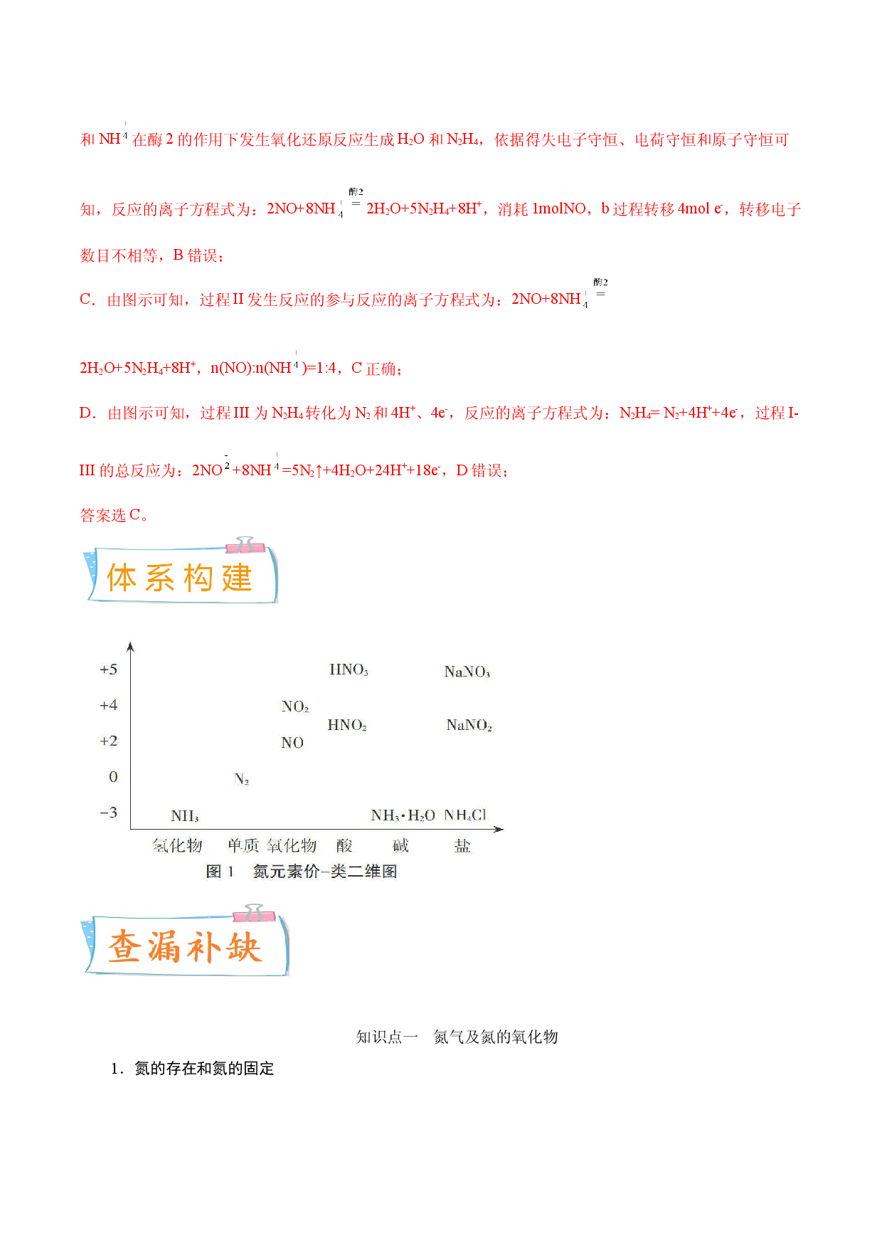 考向12 氮及其化合物-备战2023年高考化学一轮复习考点微专题（新高考地区专用）.docx 第2页