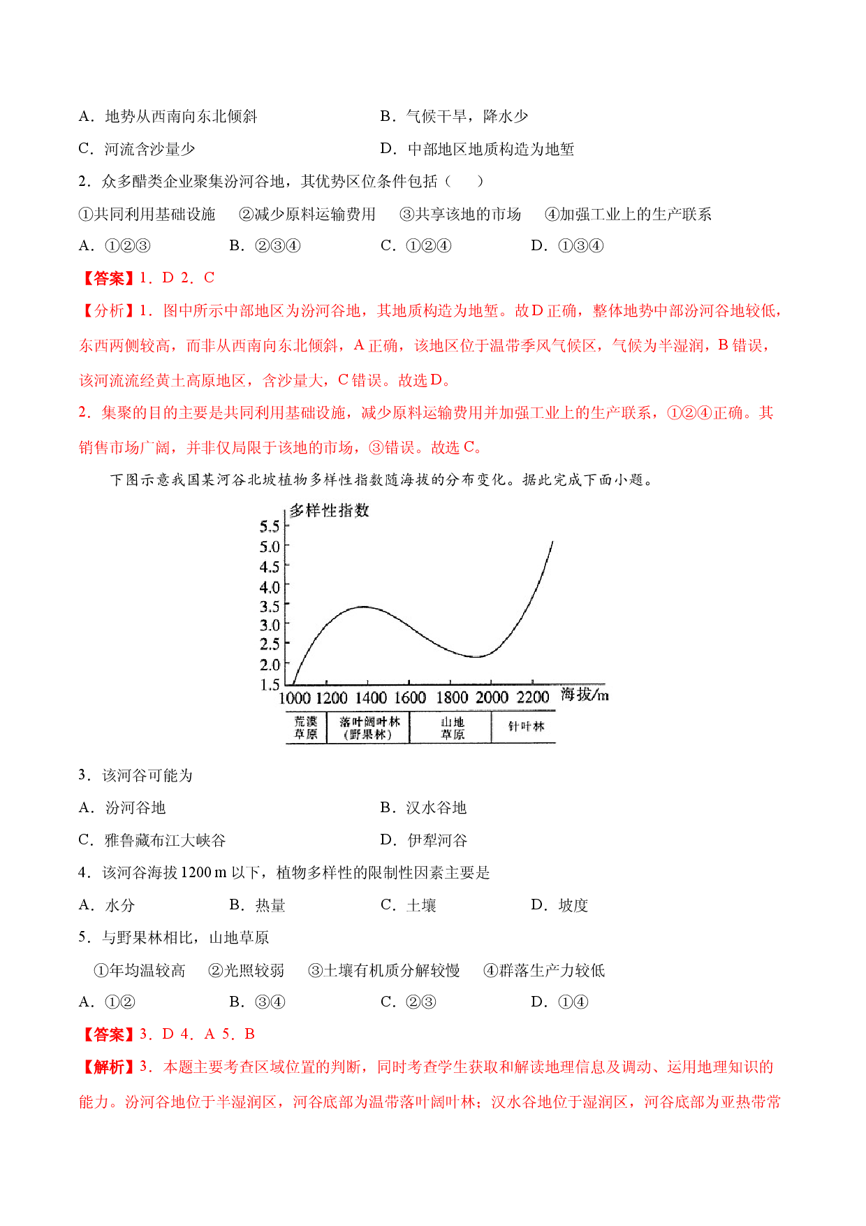 地理热点267 汾河谷地-备战2022年高考地理全二轮复习高频考点狙击与专项突破.docx 第2页