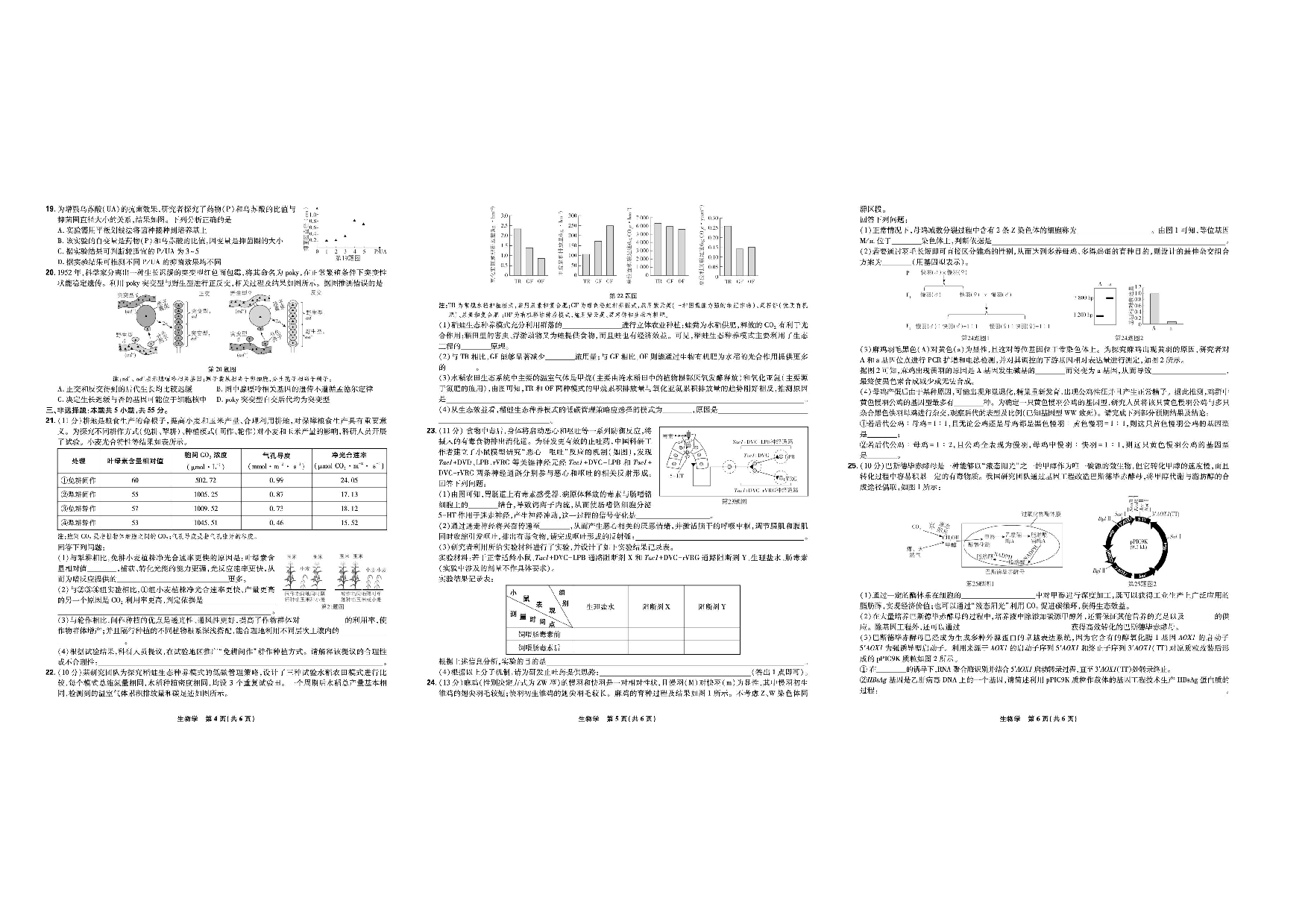 东北三省精准教学联盟2024-2025学年高三下学期3月联考生物试题+答案.pdf 第2页