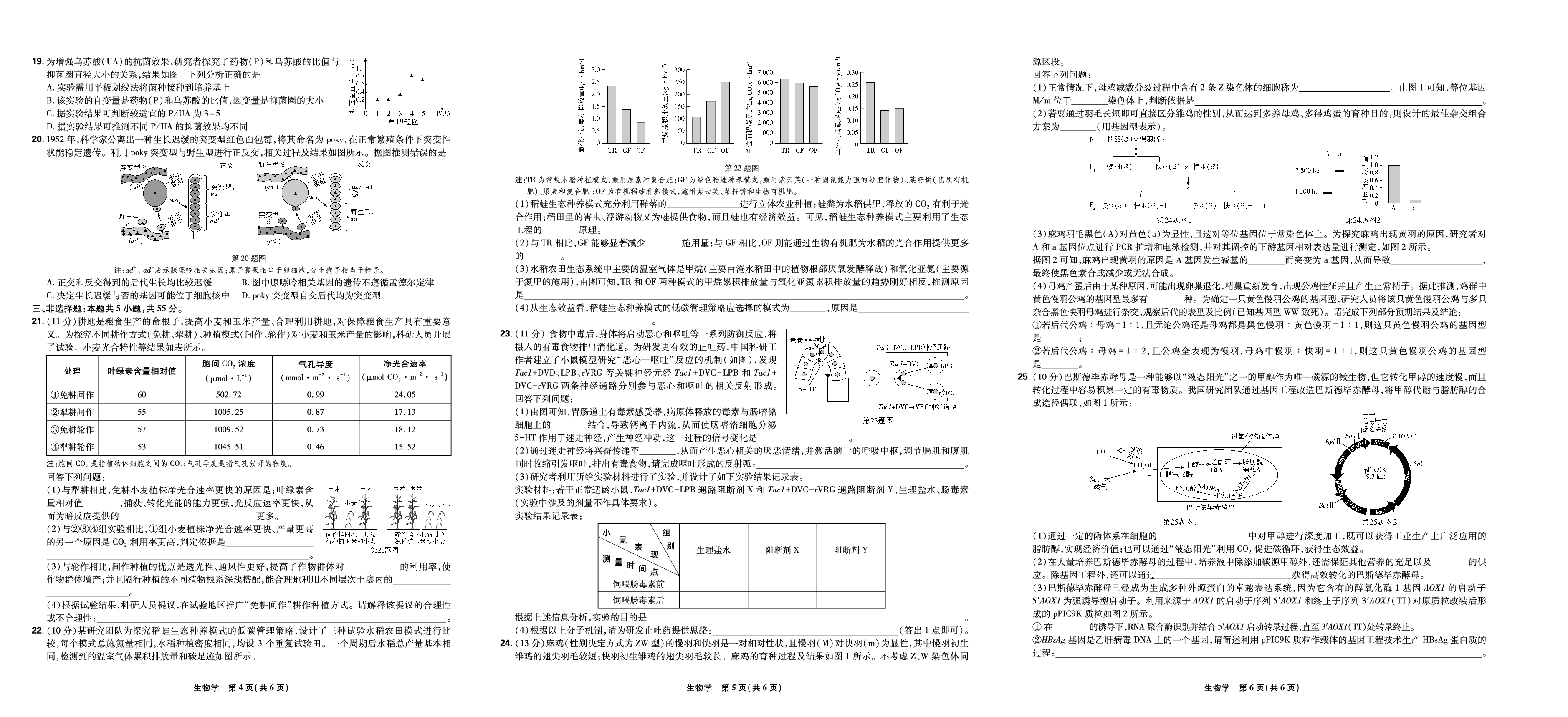 东北三省精准教学联盟2025高三3月联考生物试卷.pdf 第2页