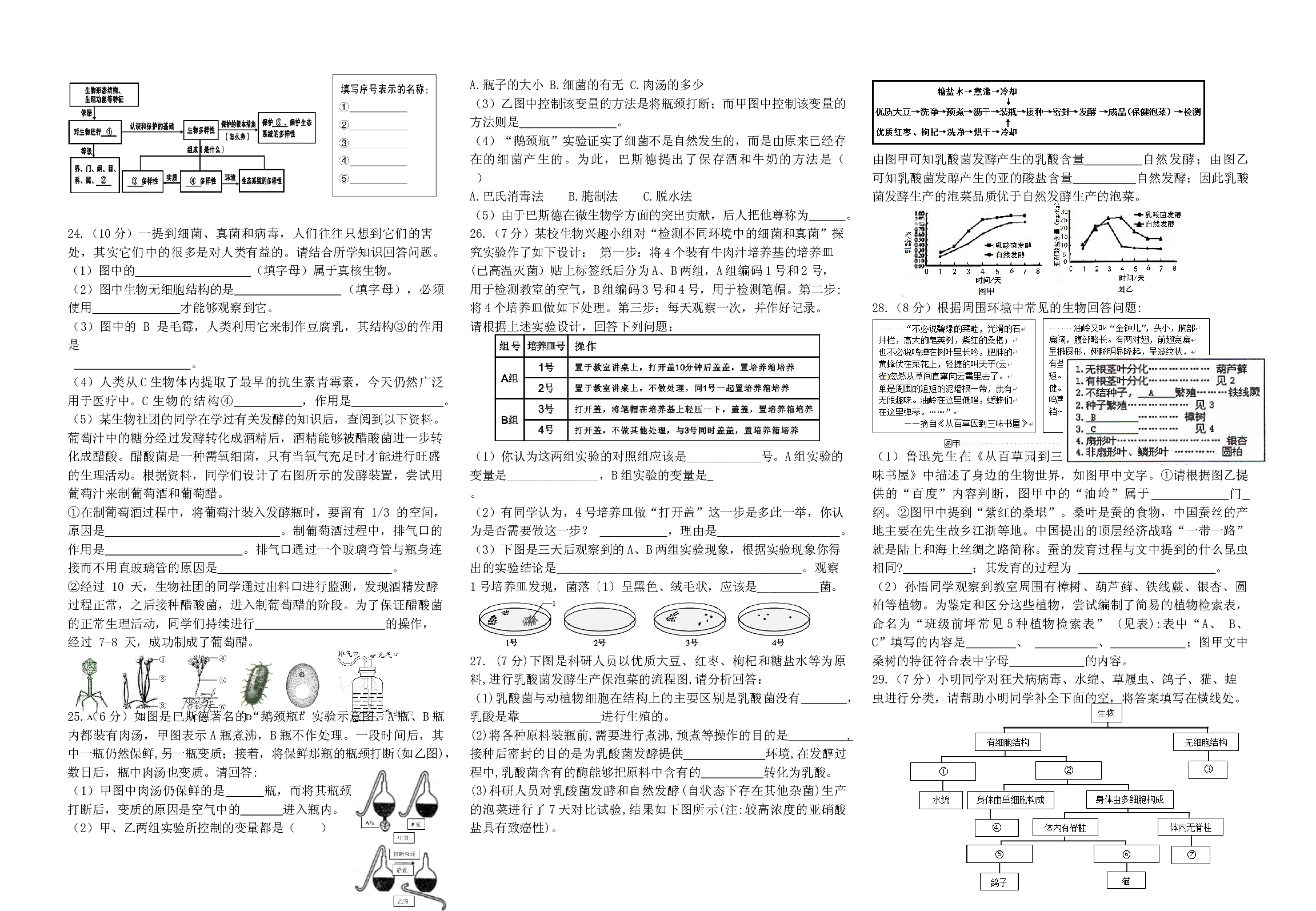 2023年湖南省中考生物复习试卷（六）.docx 第2页