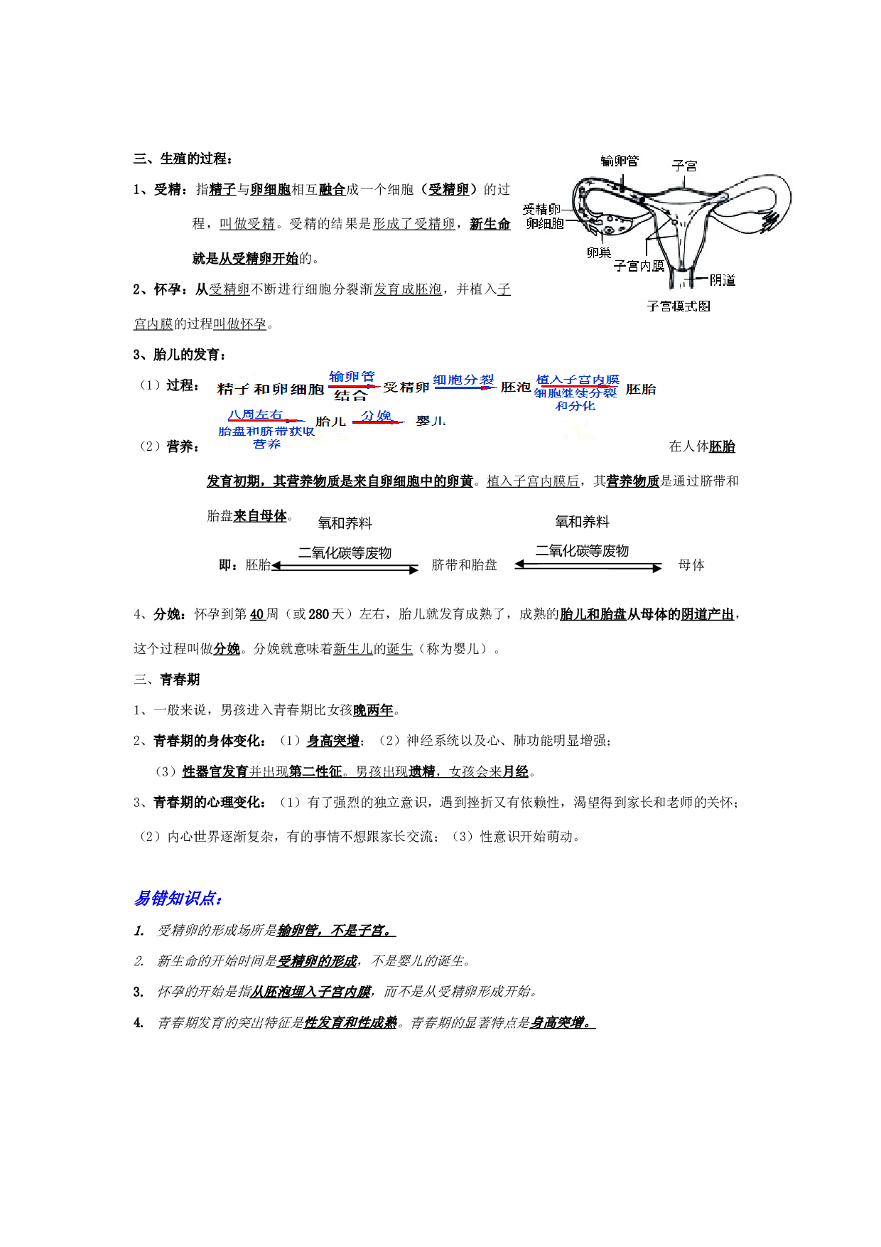第一章 人的由来（知识点梳理）-2022-2023学年七年级生物下学期期中期末考点大串讲（人教版）.docx 第2页
