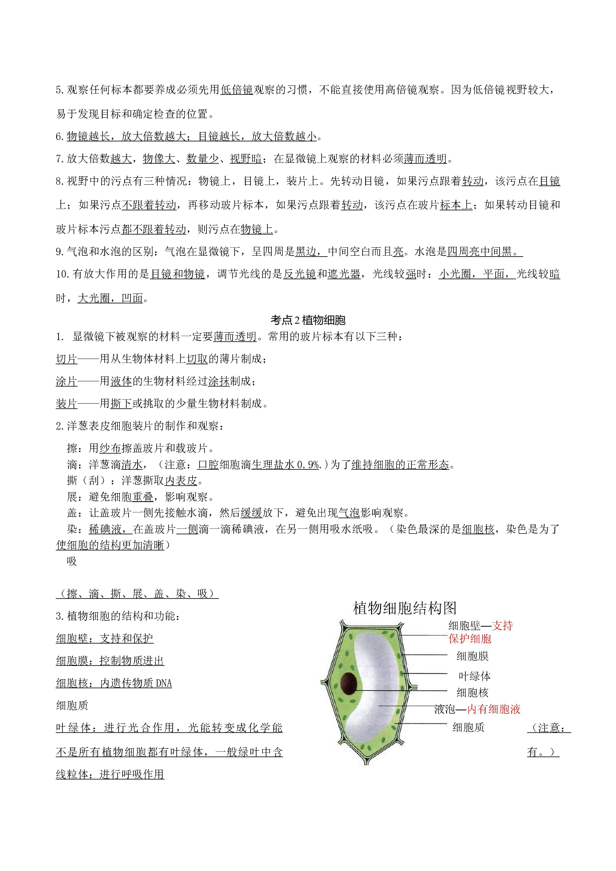 专题02 细胞是生命活动的基本单位（知识帮）-备战2023年中考生物一轮复习考点帮（全国通用）.docx 第2页