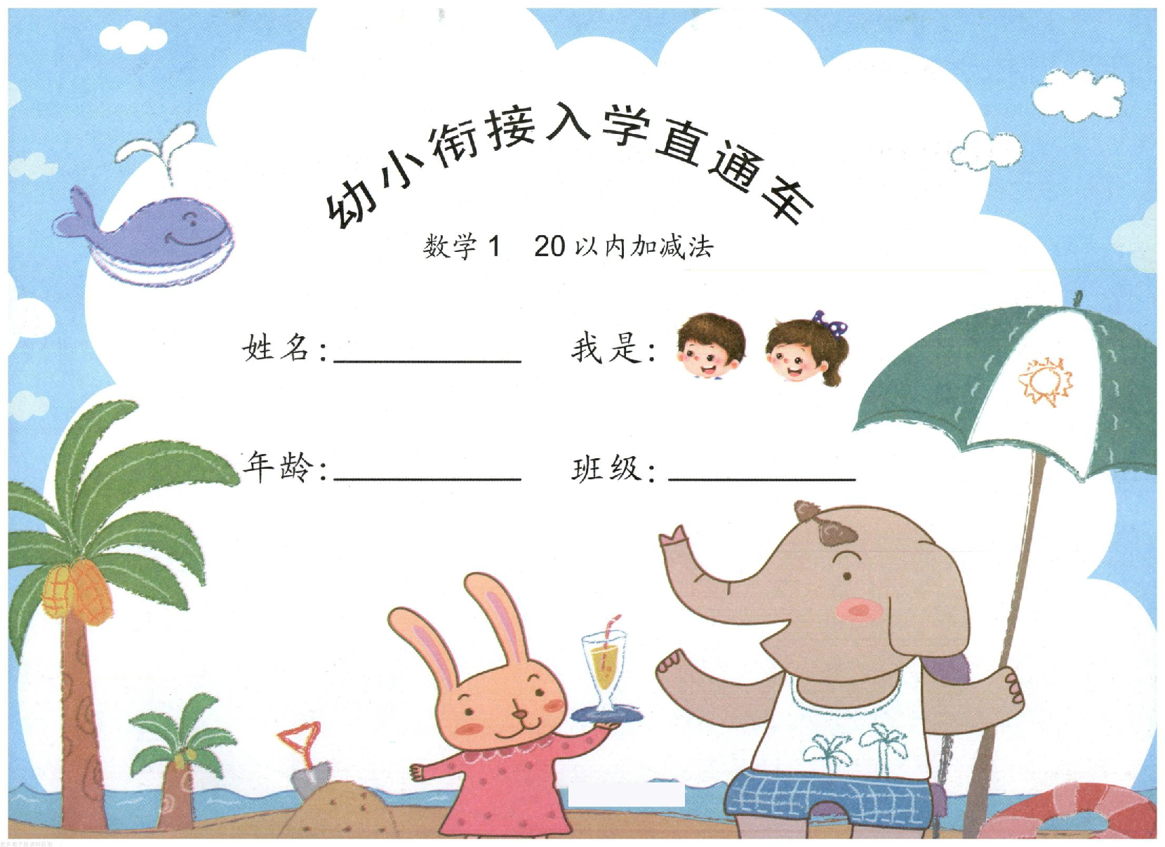 幼小衔接入学直通车数学1-20以内加减法.pdf 第2页