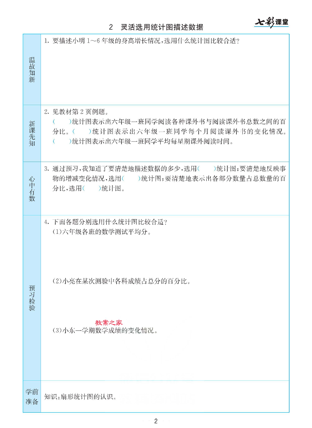 苏教版六年级下册数学预习卡.pdf 第2页