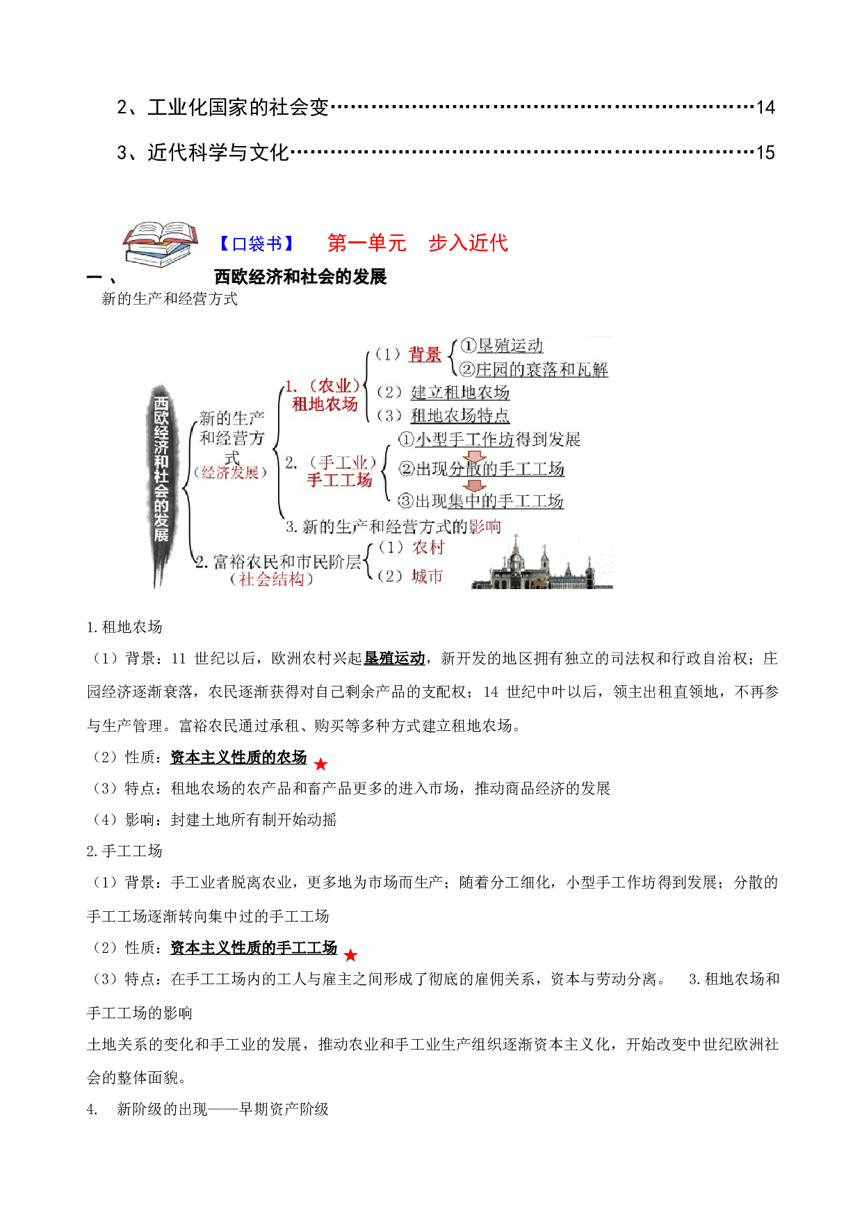 专题06  世界近代史2023年中考历史必背知识手册.docx 第2页
