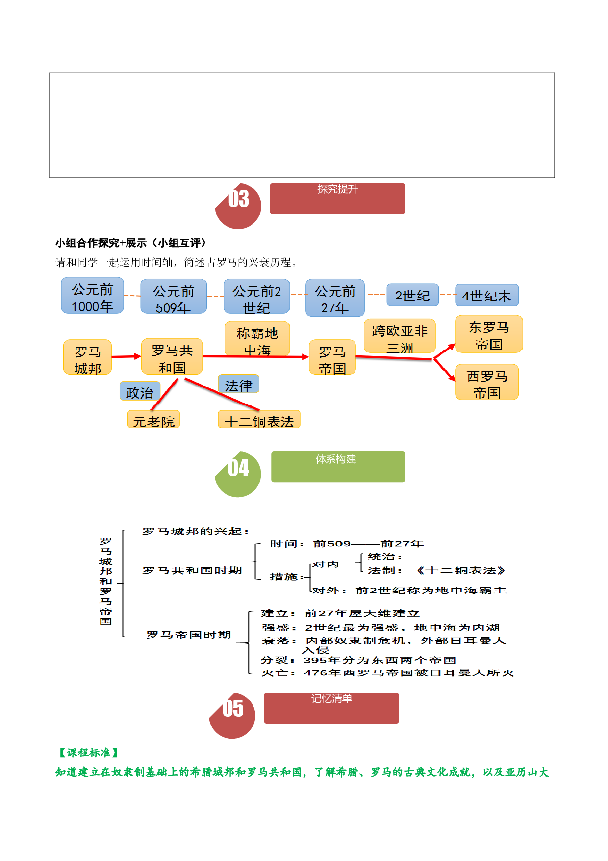 第5课 罗马城邦和罗马帝国（学案）2023-2024学年九年级历史上册同步学与练（部编版）.docx 第2页