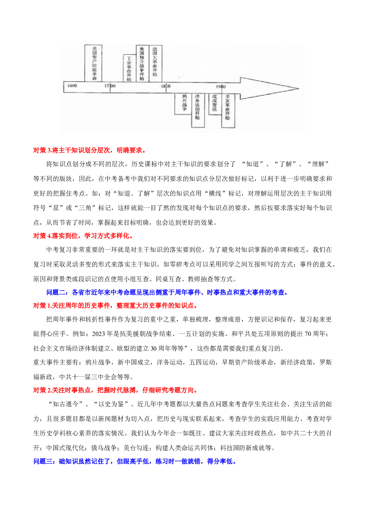 秘籍33  备考、应考策略-备战2023年中考历史抢分秘籍（全国通用）.docx 第2页