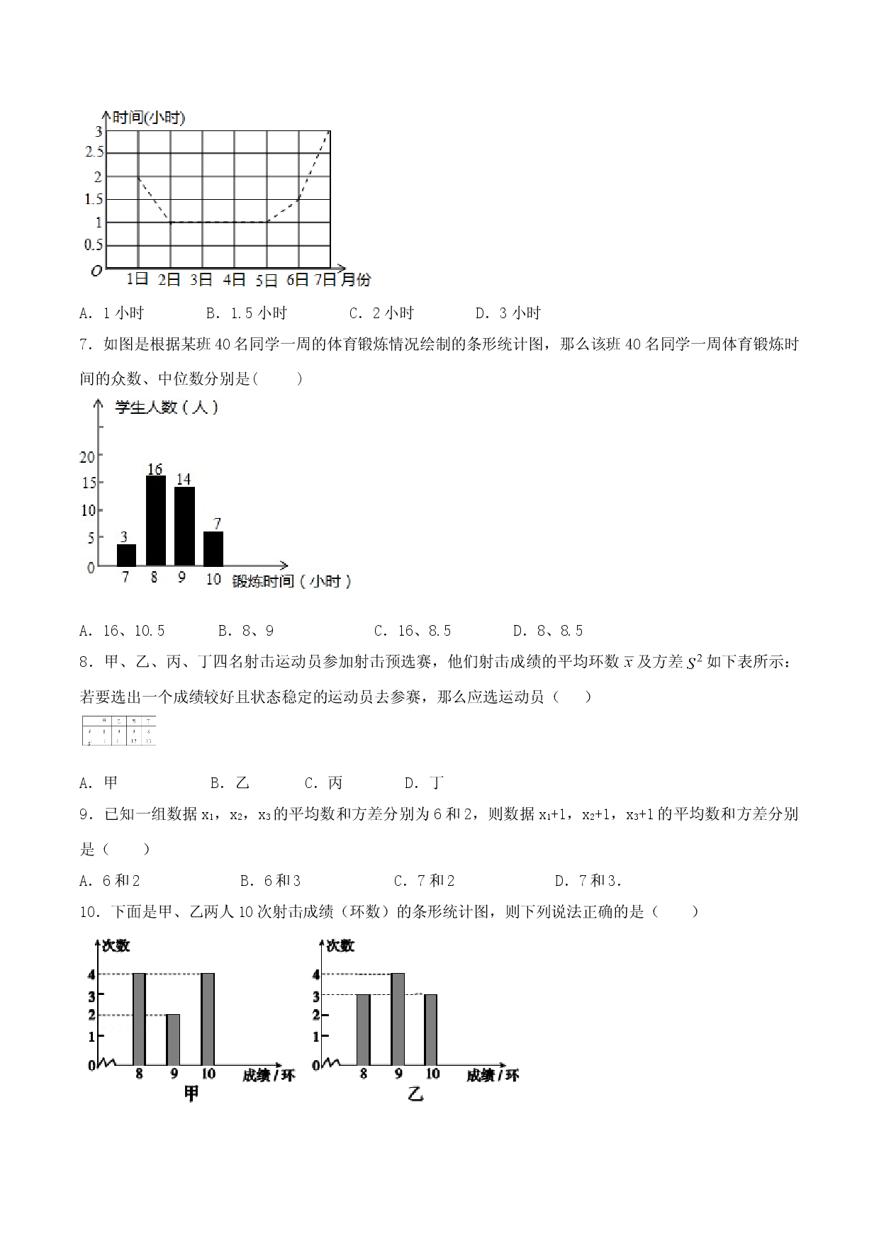 第20章 数据的分析（A卷）.doc 第2页