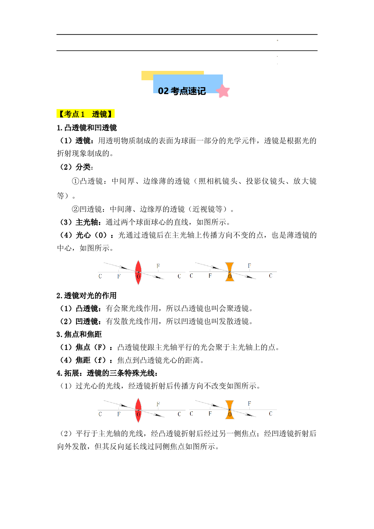 第5章 透镜及其应用【速记清单】（解析版）.docx 第2页