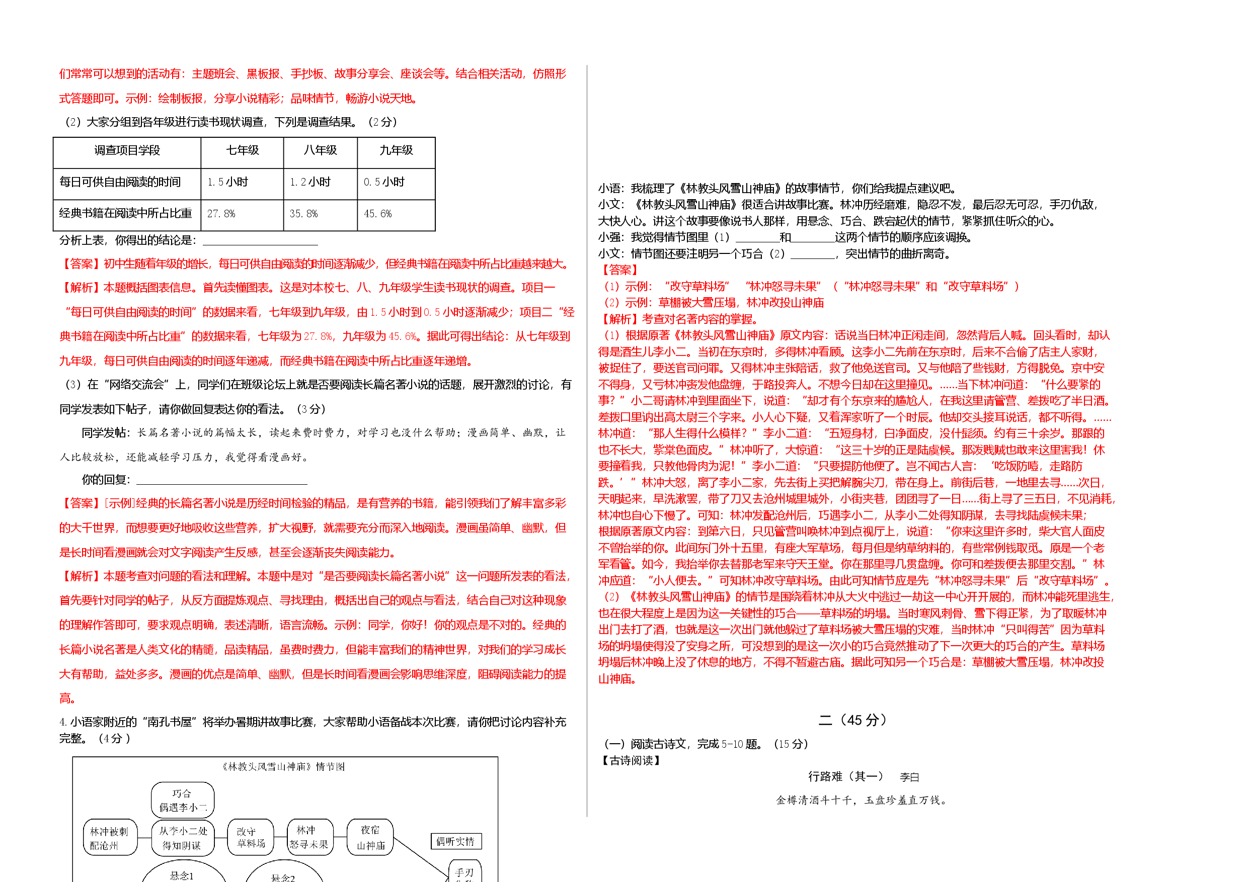 基础卷：九年级语文上册期末卷（南京专用）（考试+解析版）.docx 第2页