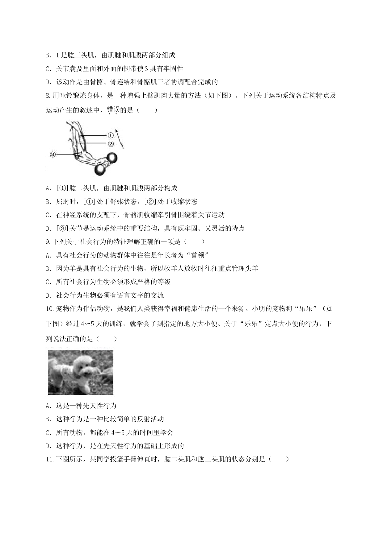 5.2 章末检测（备作业）-（人教版原卷版）.doc 第2页